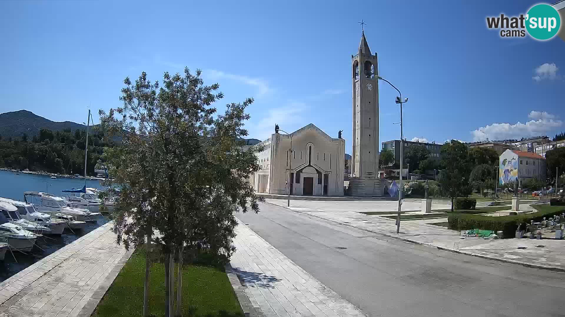 Livecam Ploce | Vues captivantes sur Riva et la cathédrale