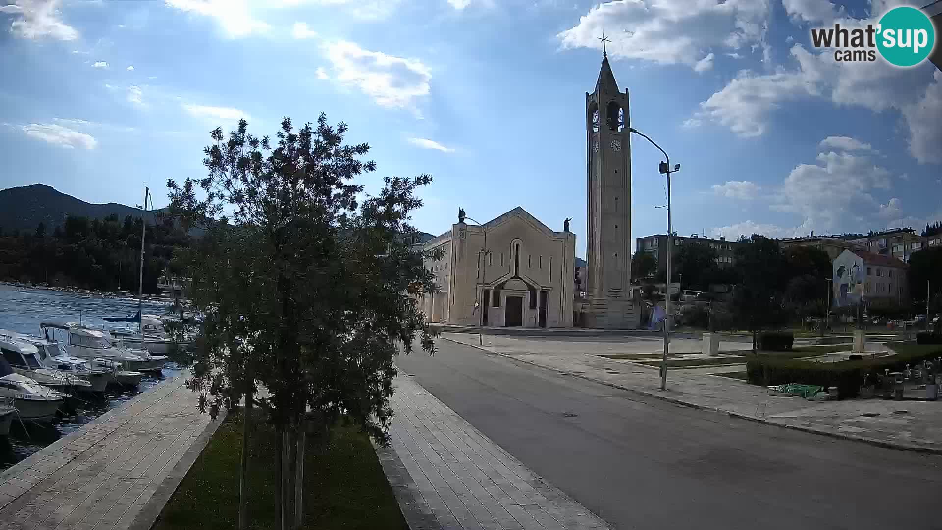 Spletna kamera Ploče | Osupljiv pogled na Rivo in katedralo