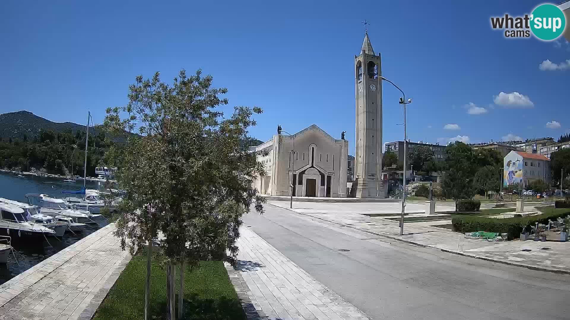 Spletna kamera Ploče | Osupljiv pogled na Rivo in katedralo