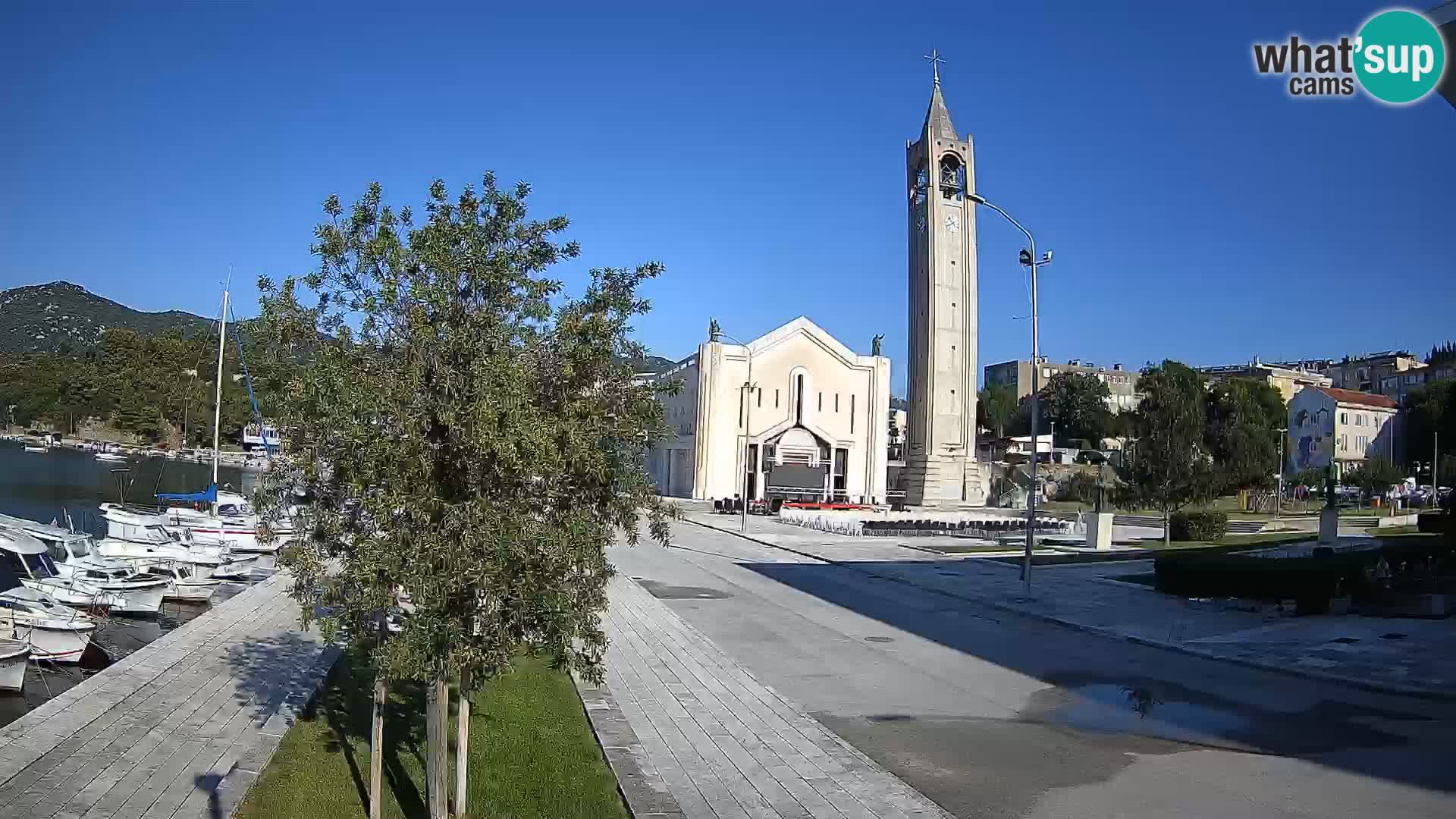 Spletna kamera Ploče | Osupljiv pogled na Rivo in katedralo