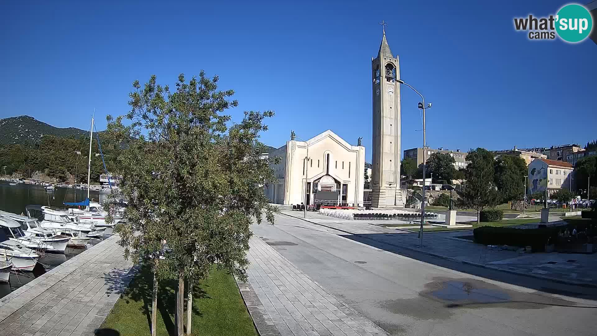 Livecam Ploce | Vues captivantes sur Riva et la cathédrale