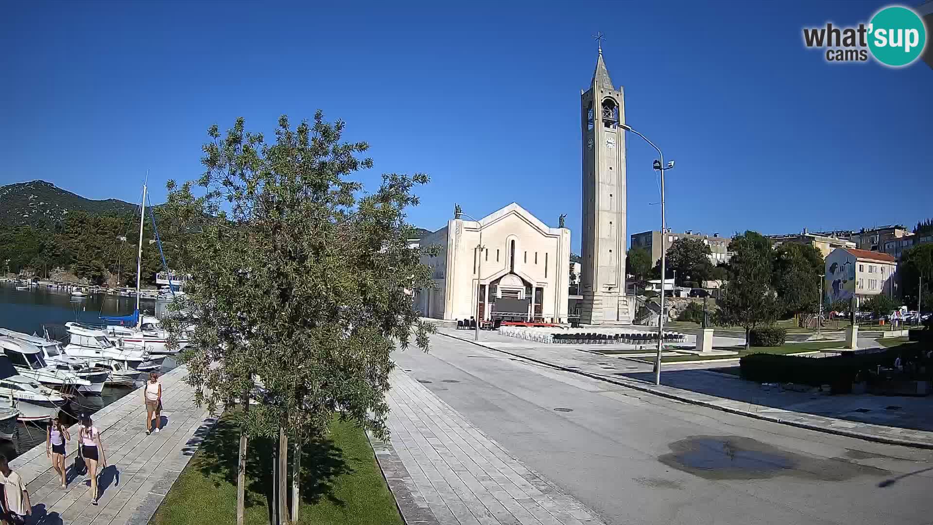 Spletna kamera Ploče | Osupljiv pogled na Rivo in katedralo