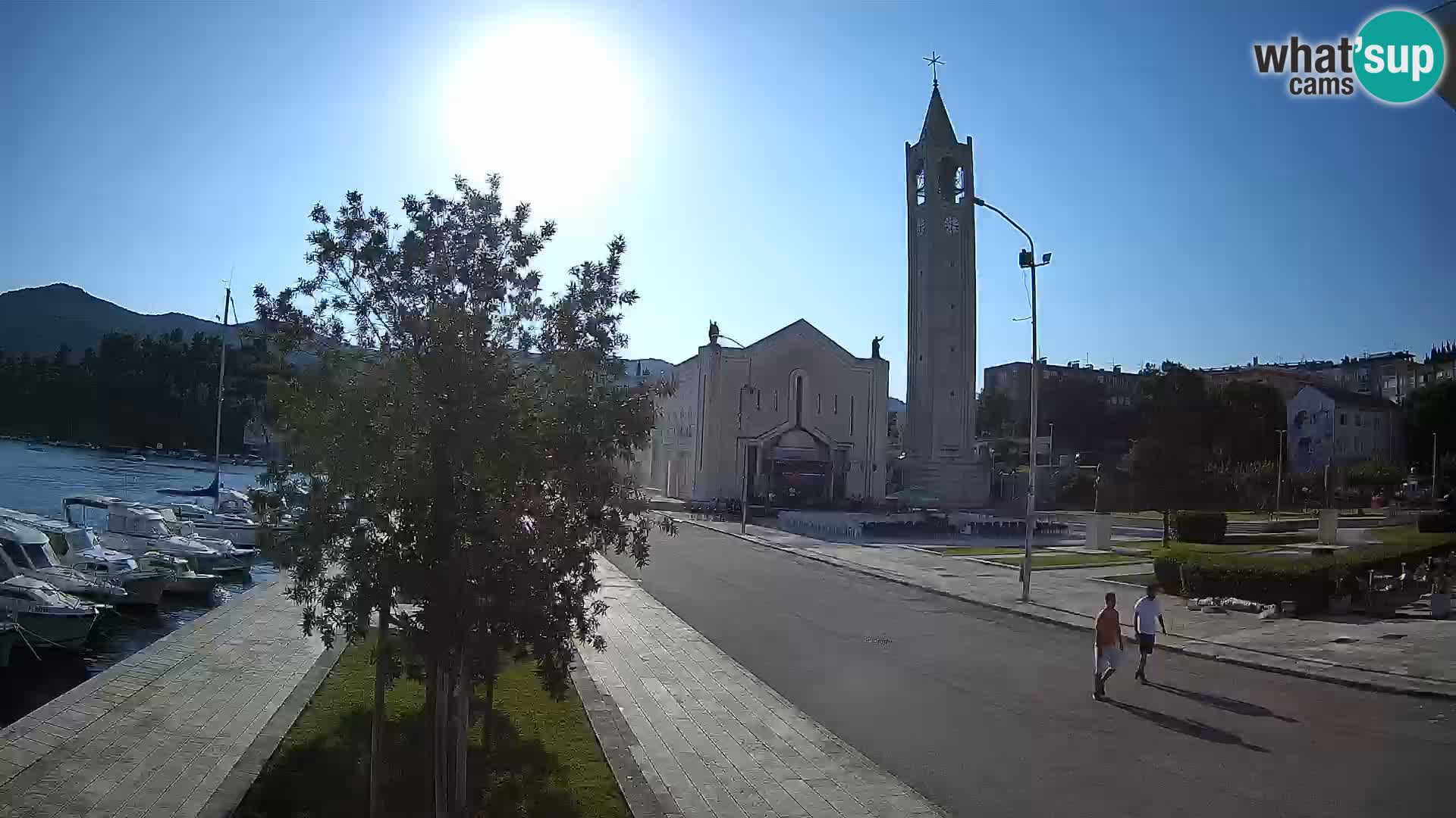 Spletna kamera Ploče | Osupljiv pogled na Rivo in katedralo