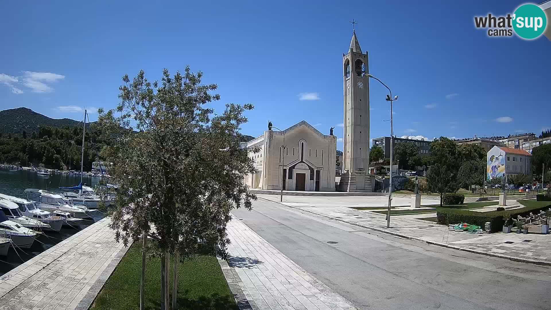 Spletna kamera Ploče | Osupljiv pogled na Rivo in katedralo