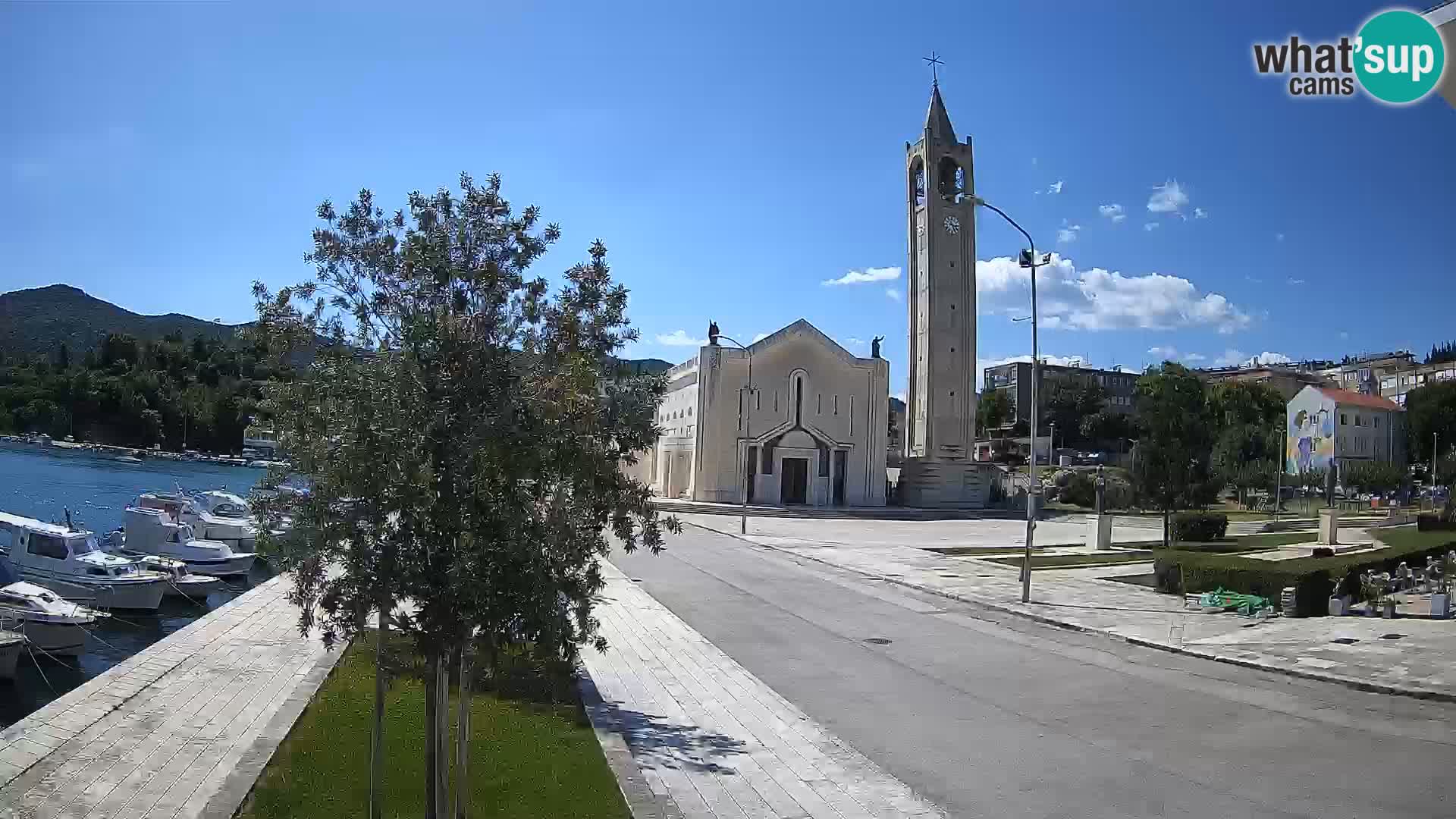 Spletna kamera Ploče | Osupljiv pogled na Rivo in katedralo