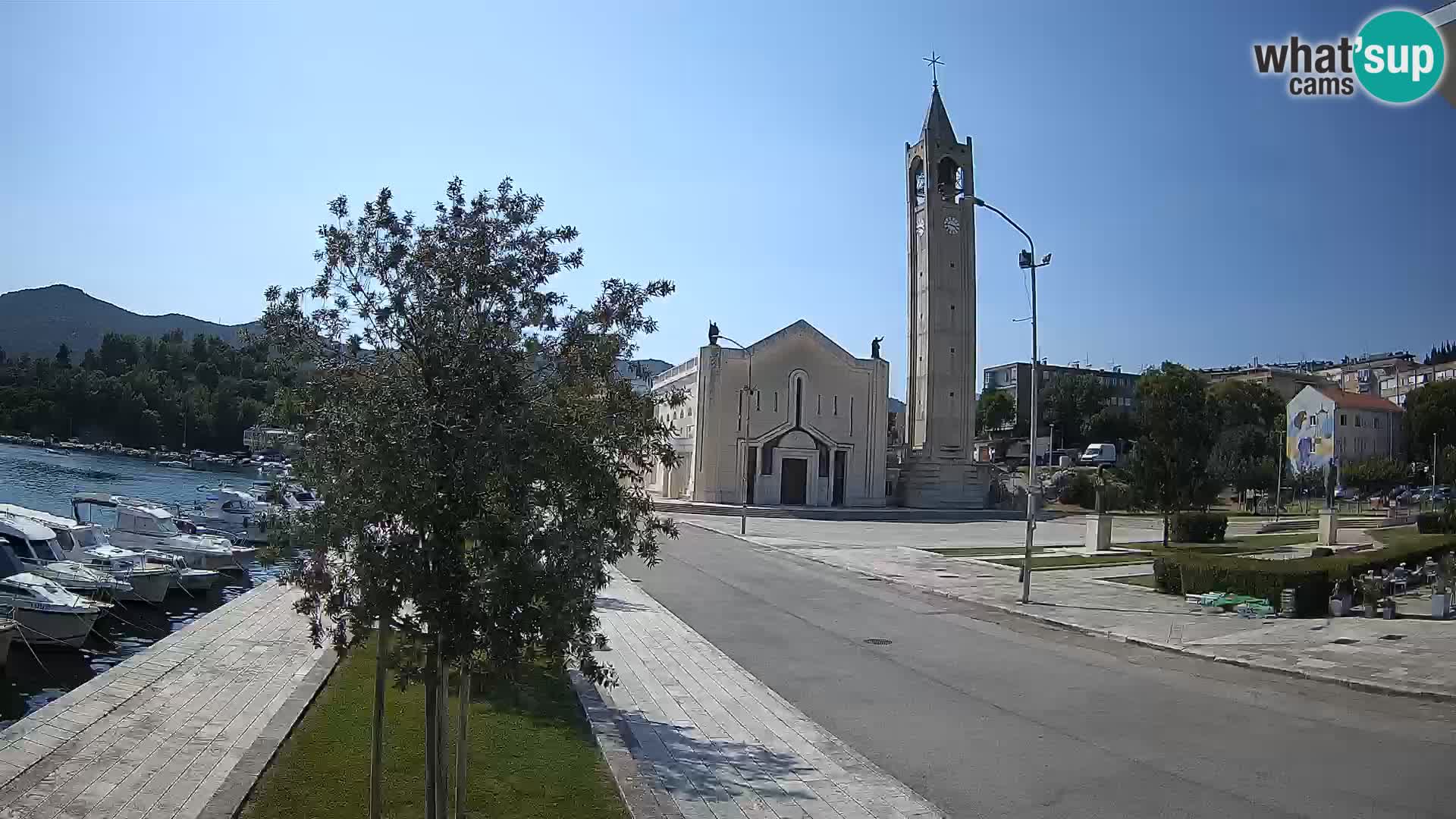 Livecam Ploce | Vues captivantes sur Riva et la cathédrale