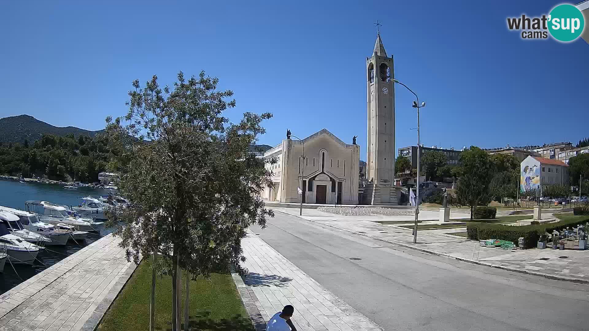 Livecam Ploce | Vues captivantes sur Riva et la cathédrale