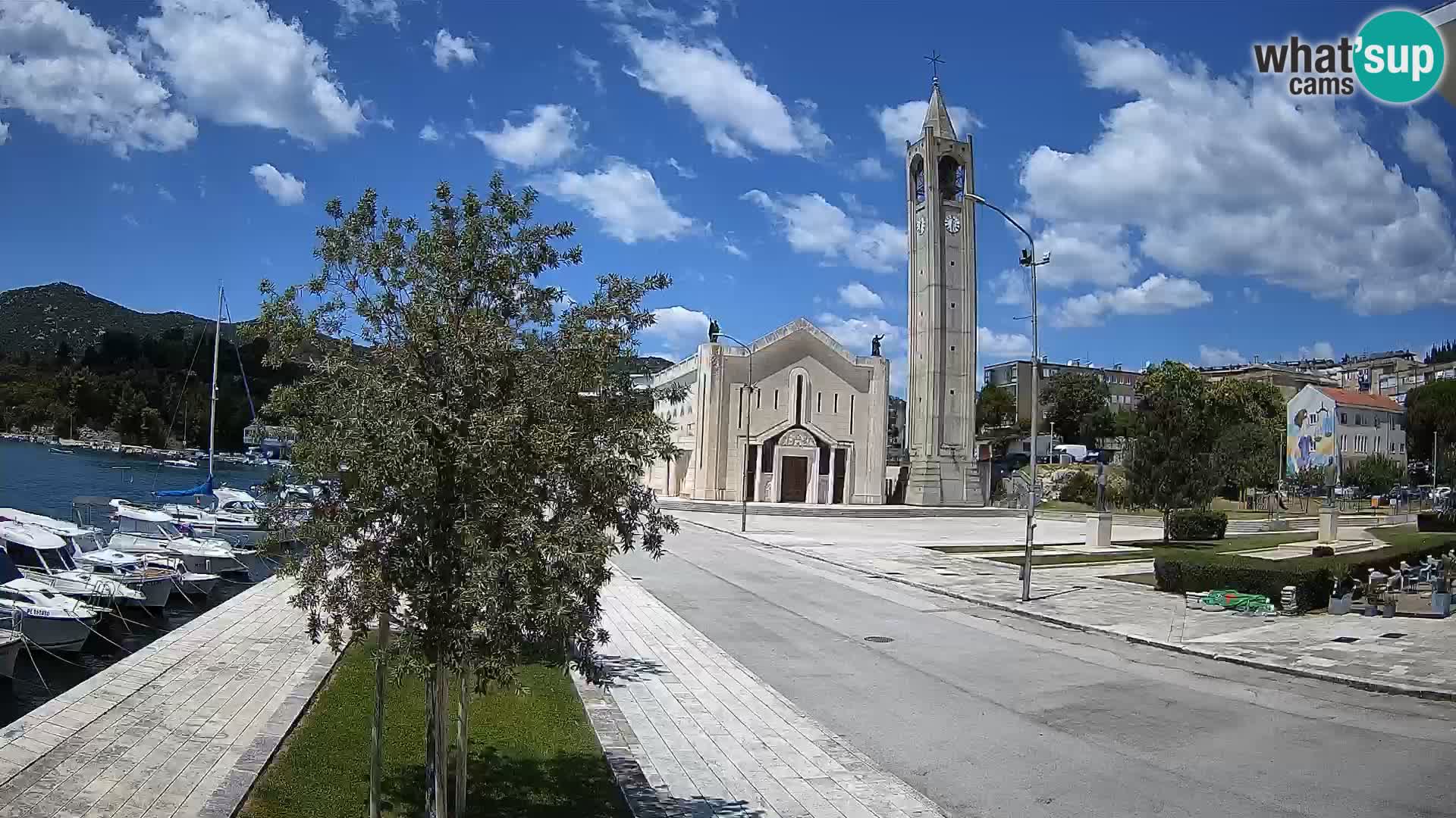 Spletna kamera Ploče | Osupljiv pogled na Rivo in katedralo