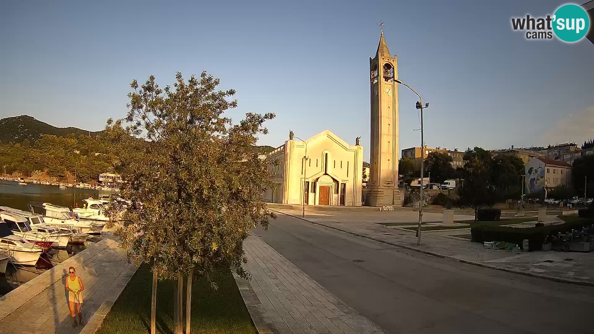 Spletna kamera Ploče | Osupljiv pogled na Rivo in katedralo
