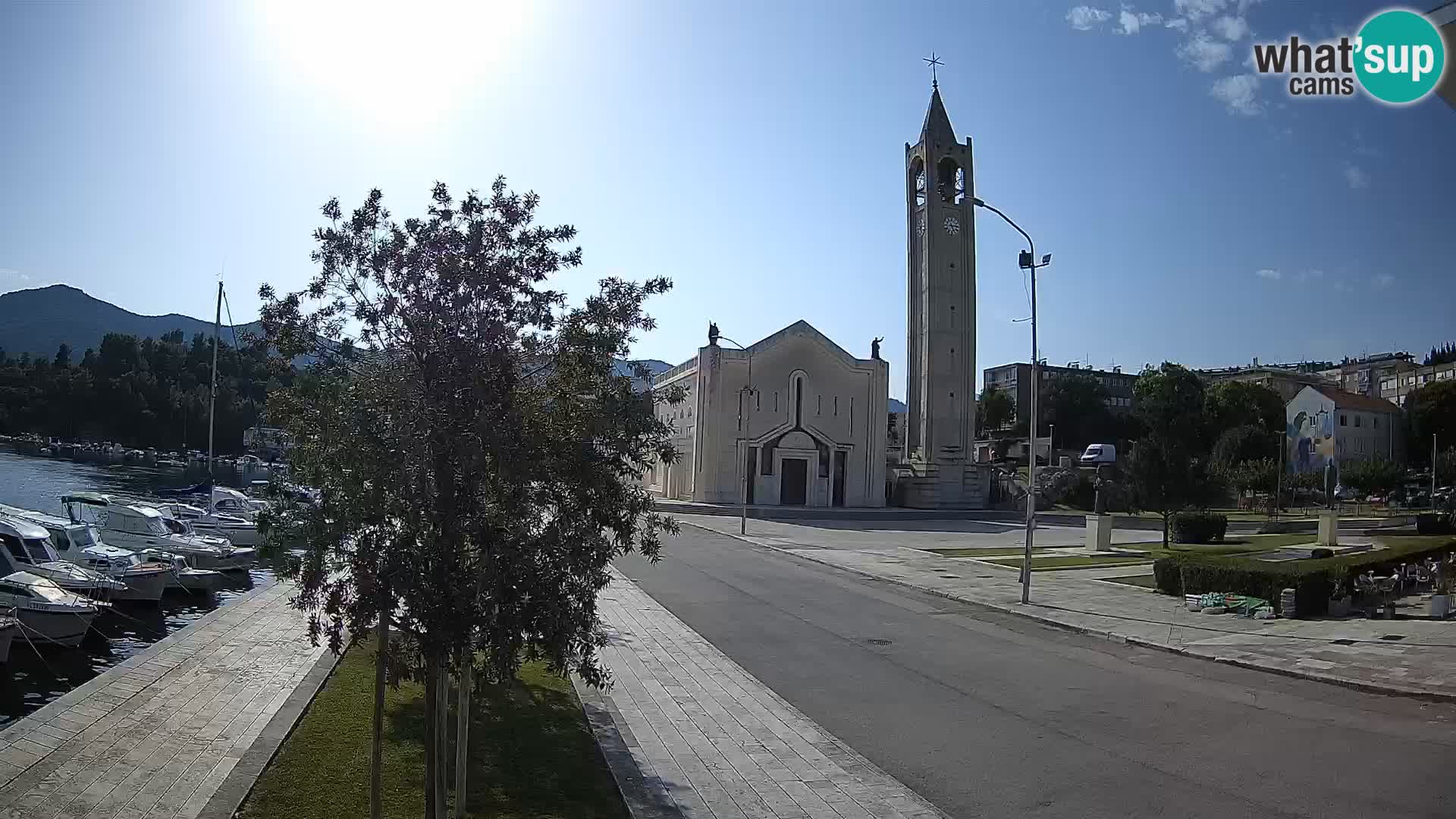Spletna kamera Ploče | Osupljiv pogled na Rivo in katedralo