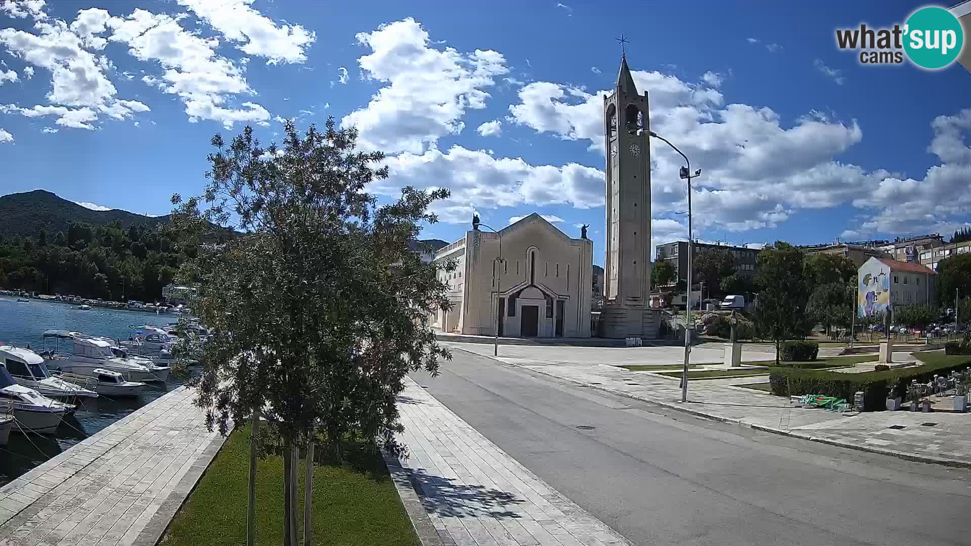 Spletna kamera Ploče | Osupljiv pogled na Rivo in katedralo