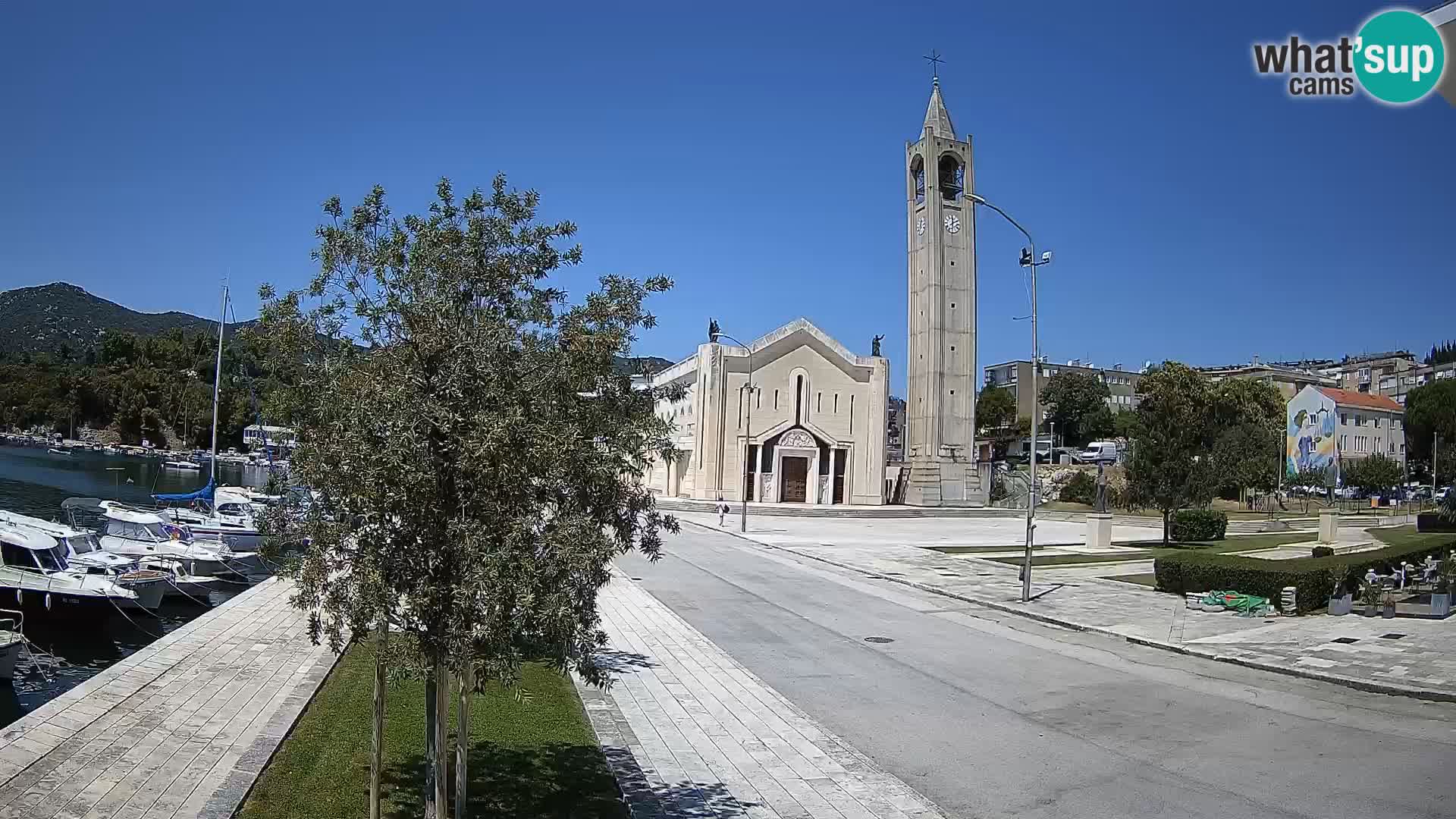 Spletna kamera Ploče | Osupljiv pogled na Rivo in katedralo