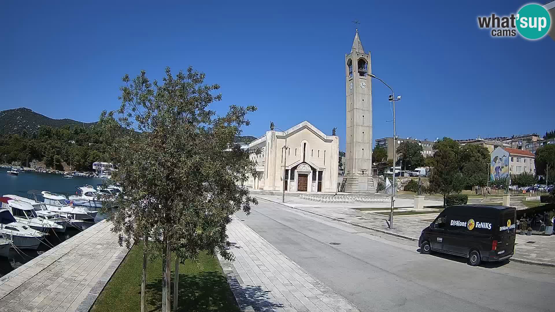 Livecam Ploce | Vues captivantes sur Riva et la cathédrale