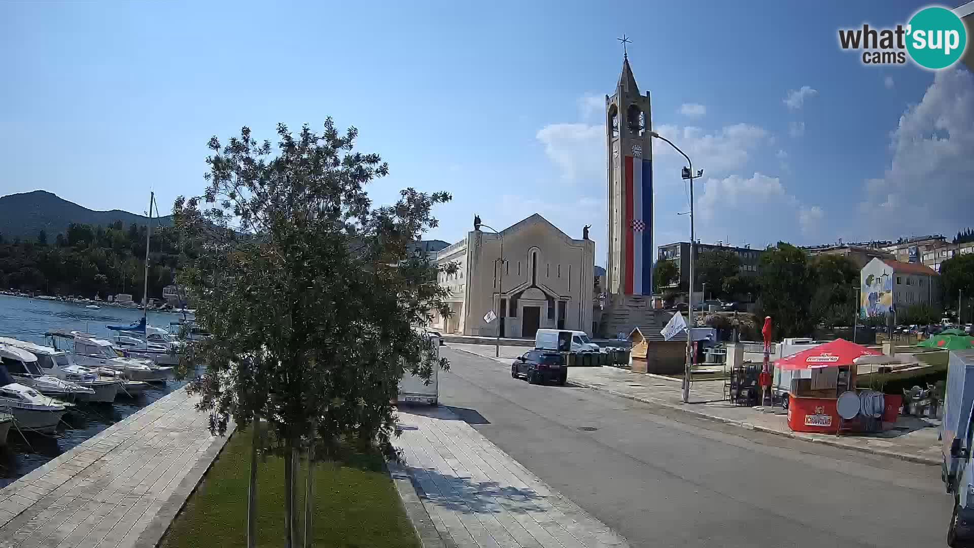 Livecam Ploce | Vues captivantes sur Riva et la cathédrale