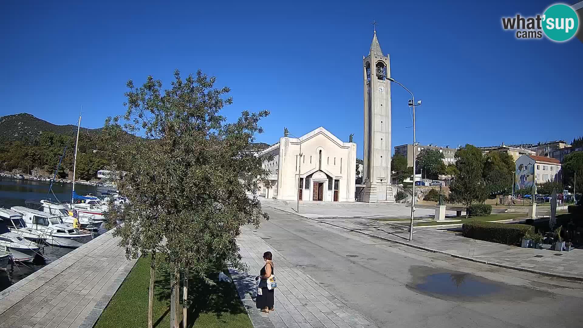Livecam Ploce | Vues captivantes sur Riva et la cathédrale