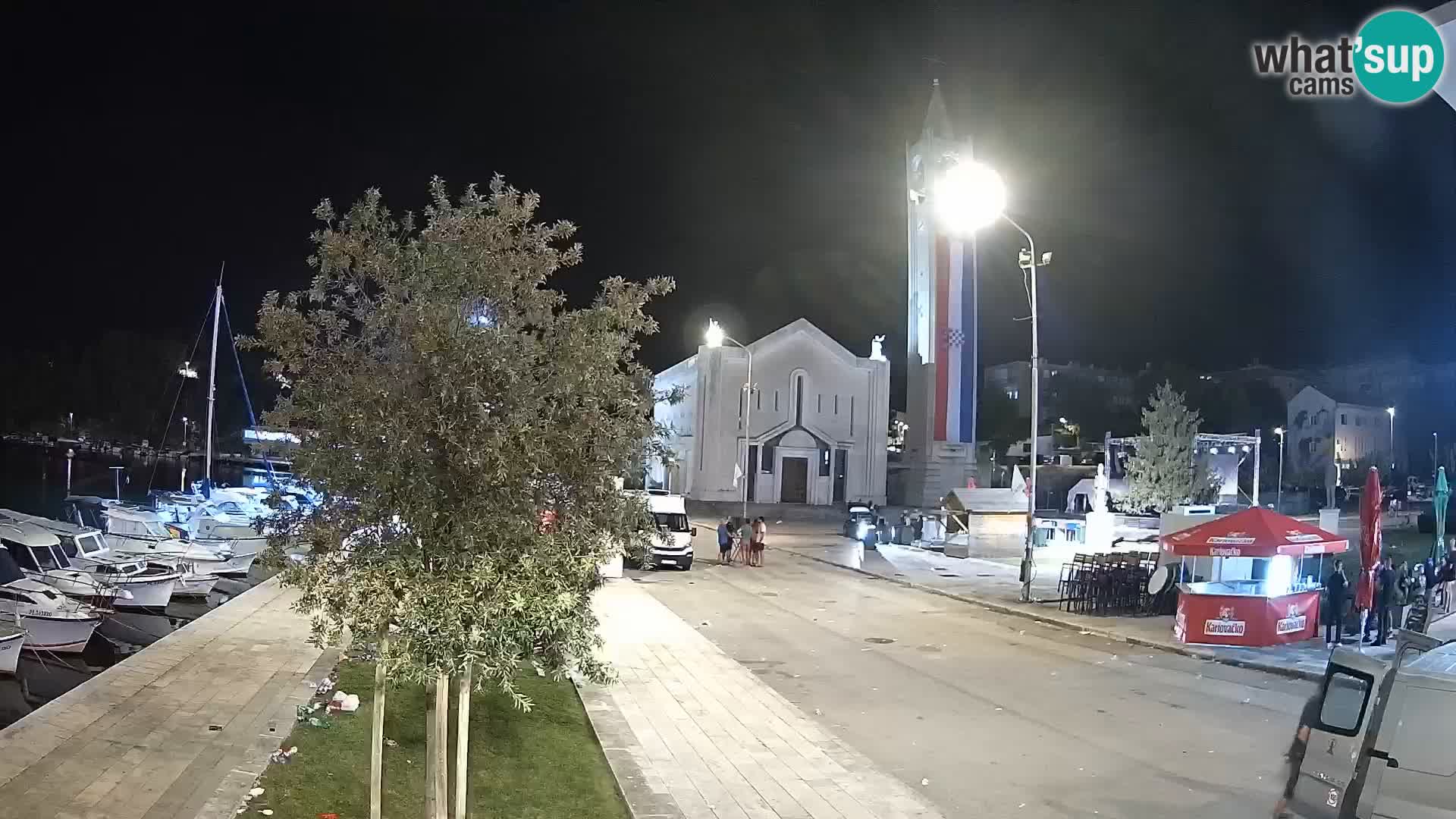Spletna kamera Ploče | Osupljiv pogled na Rivo in katedralo