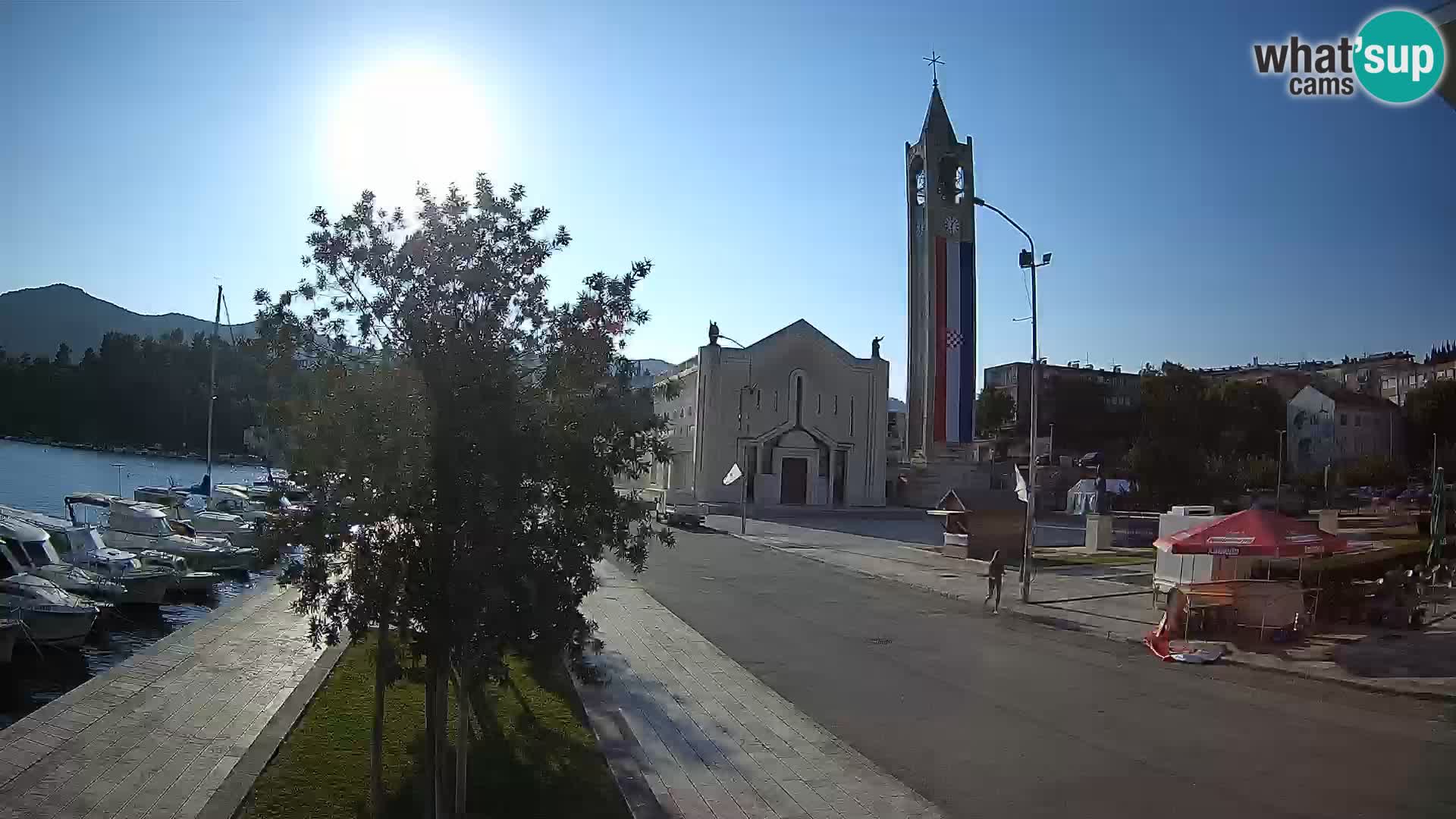 Spletna kamera Ploče | Osupljiv pogled na Rivo in katedralo