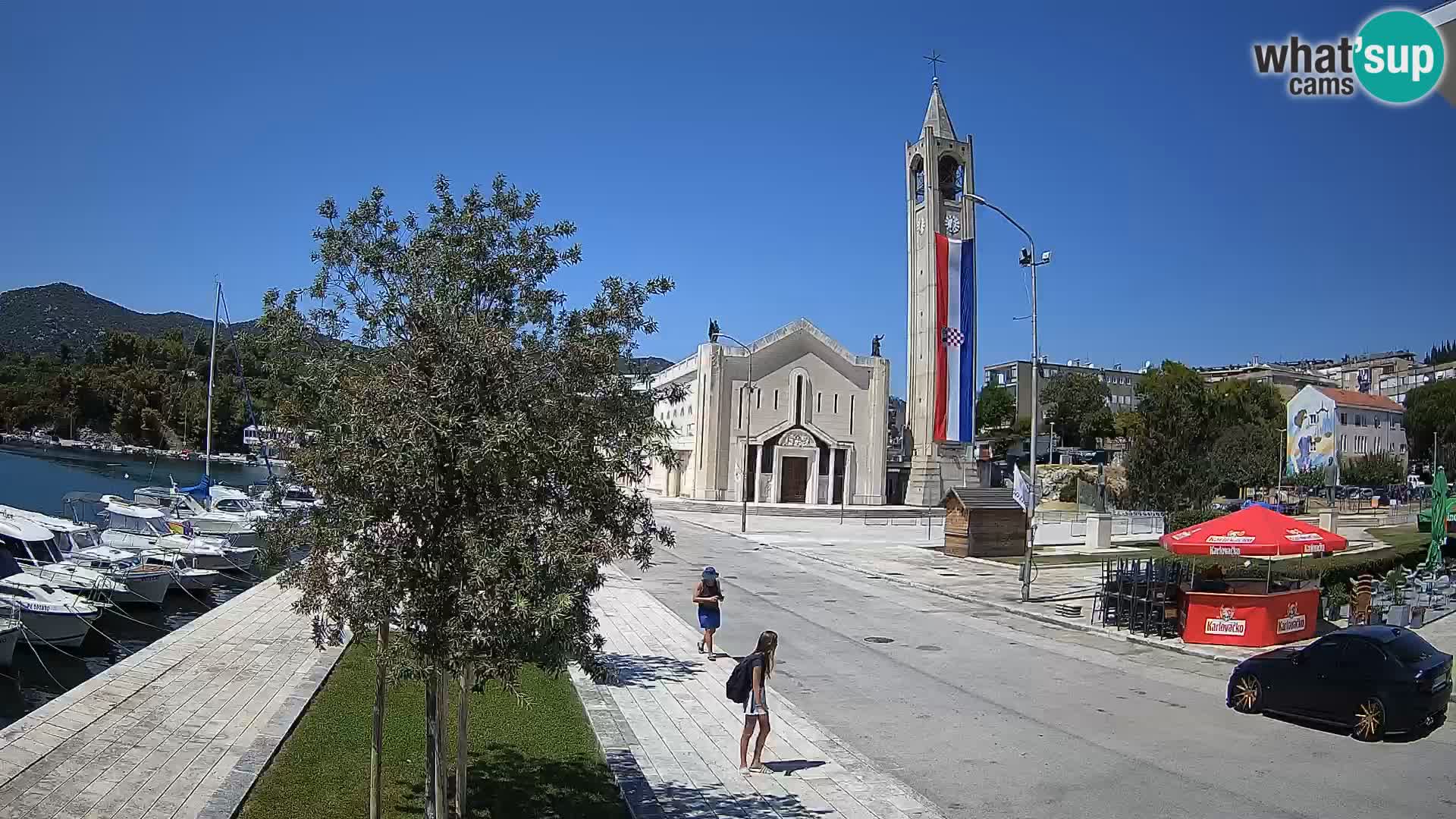 Livecam Ploce | Vues captivantes sur Riva et la cathédrale