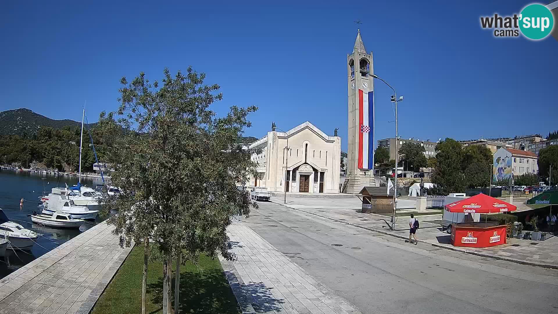 Livecam Ploce | Vues captivantes sur Riva et la cathédrale