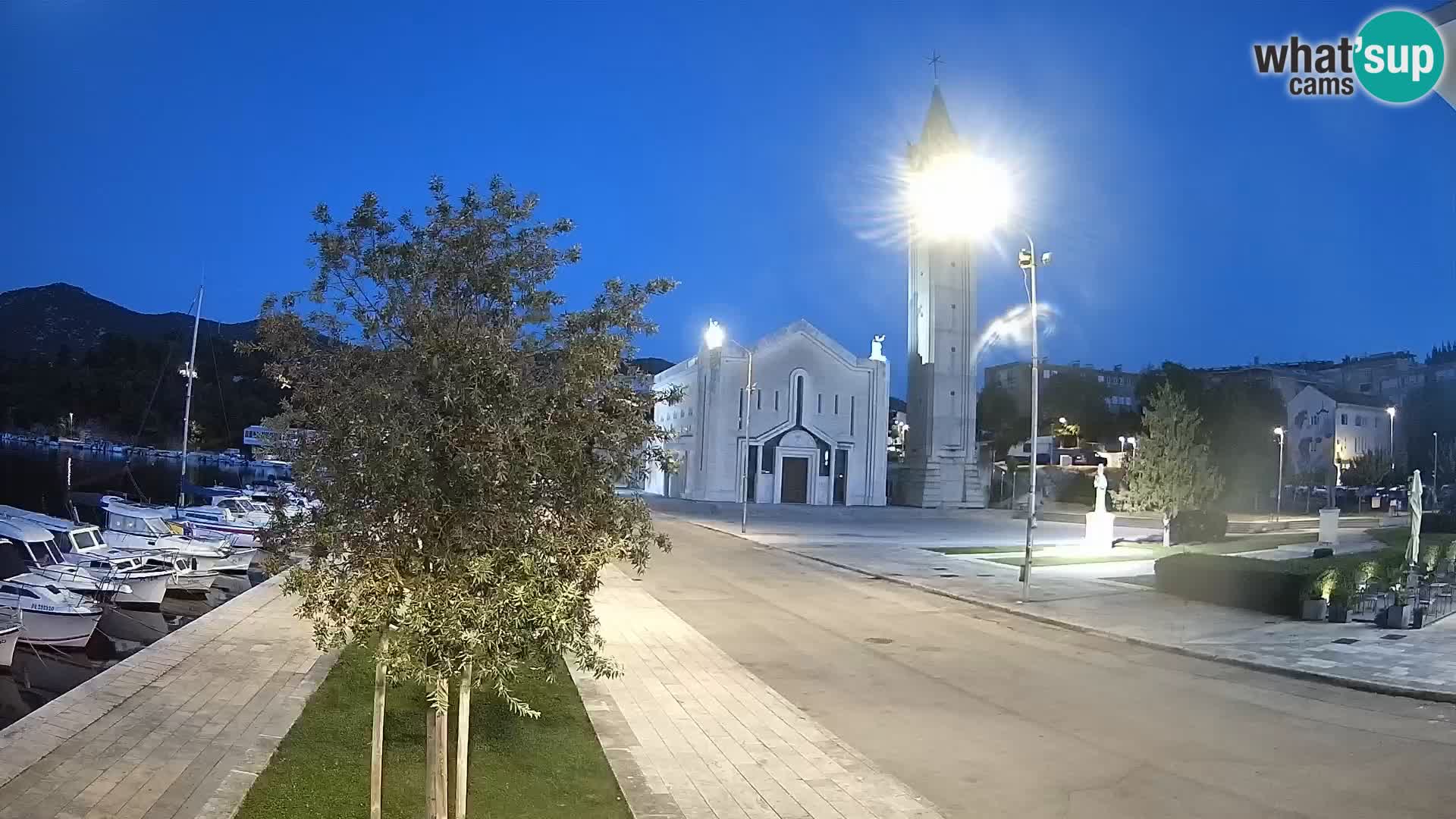 Spletna kamera Ploče | Osupljiv pogled na Rivo in katedralo