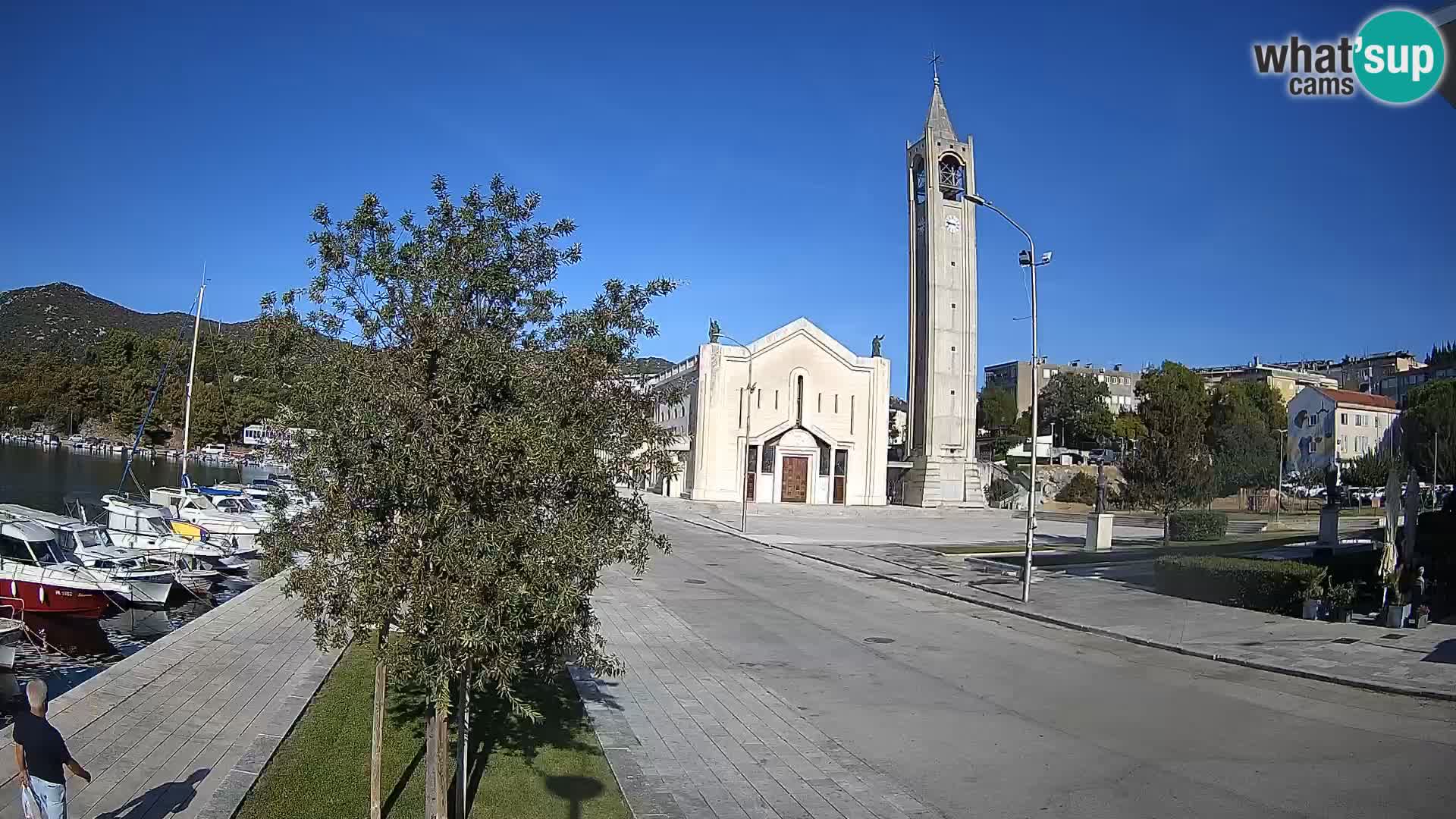 Spletna kamera Ploče | Osupljiv pogled na Rivo in katedralo