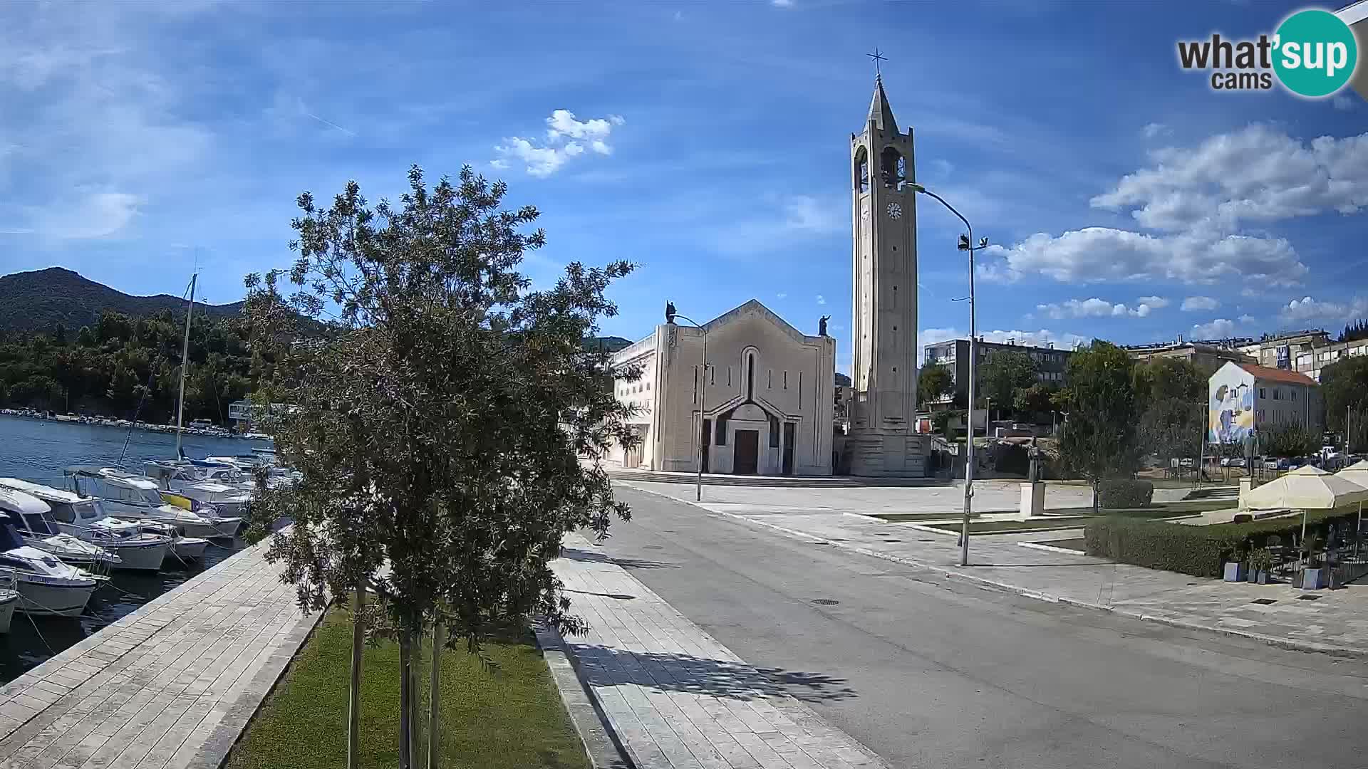 Livecam Ploce | Vues captivantes sur Riva et la cathédrale
