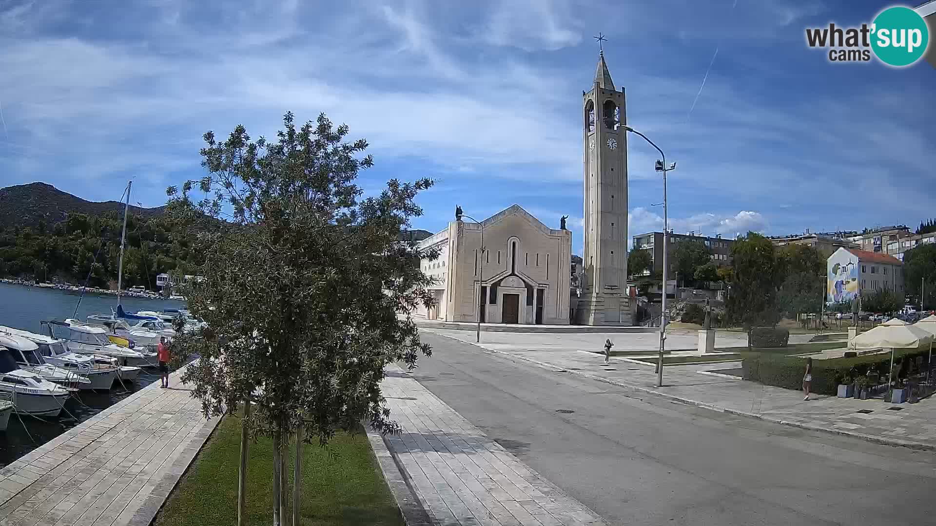 Livecam Ploce | Vues captivantes sur Riva et la cathédrale