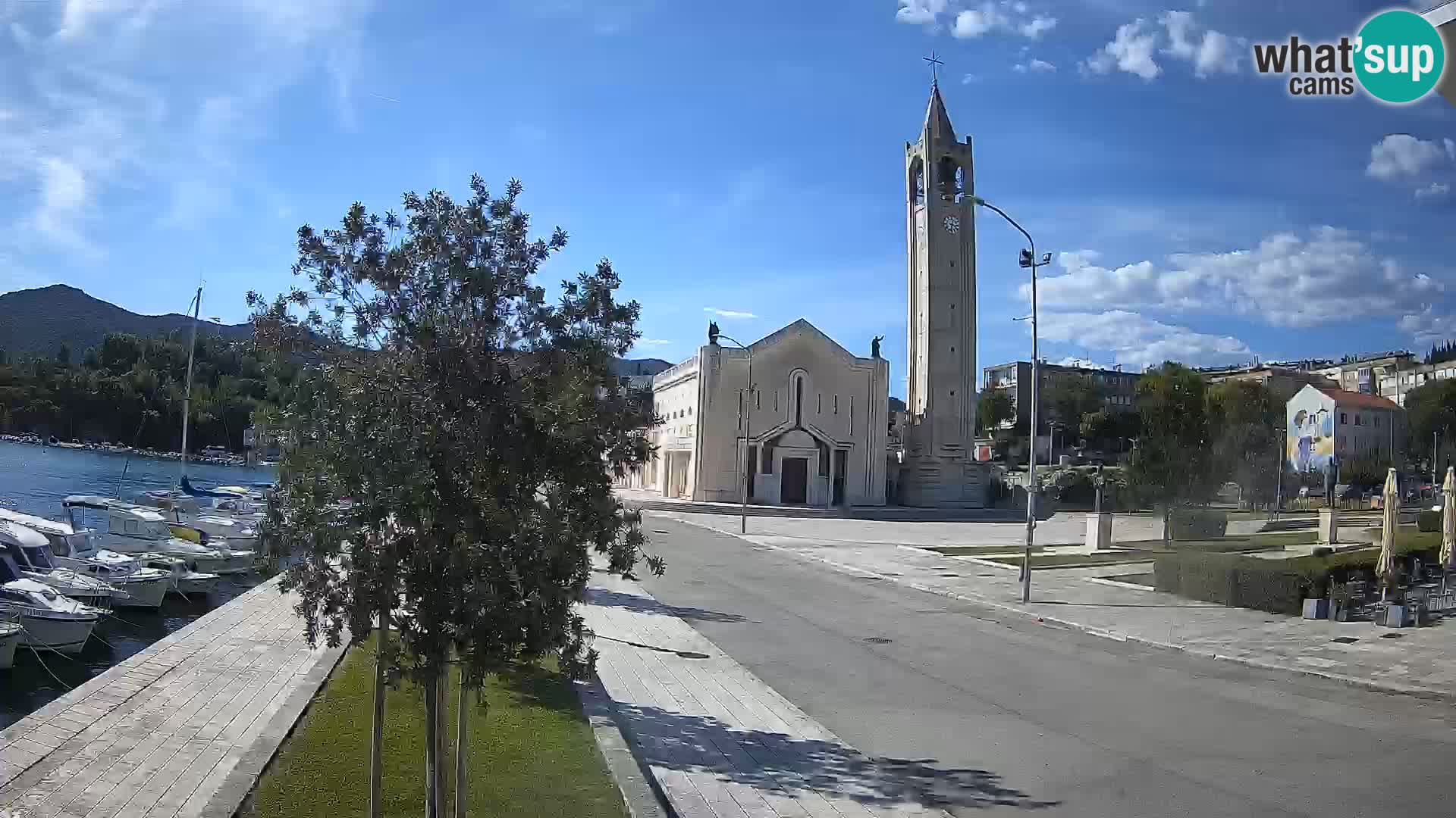 Spletna kamera Ploče | Osupljiv pogled na Rivo in katedralo