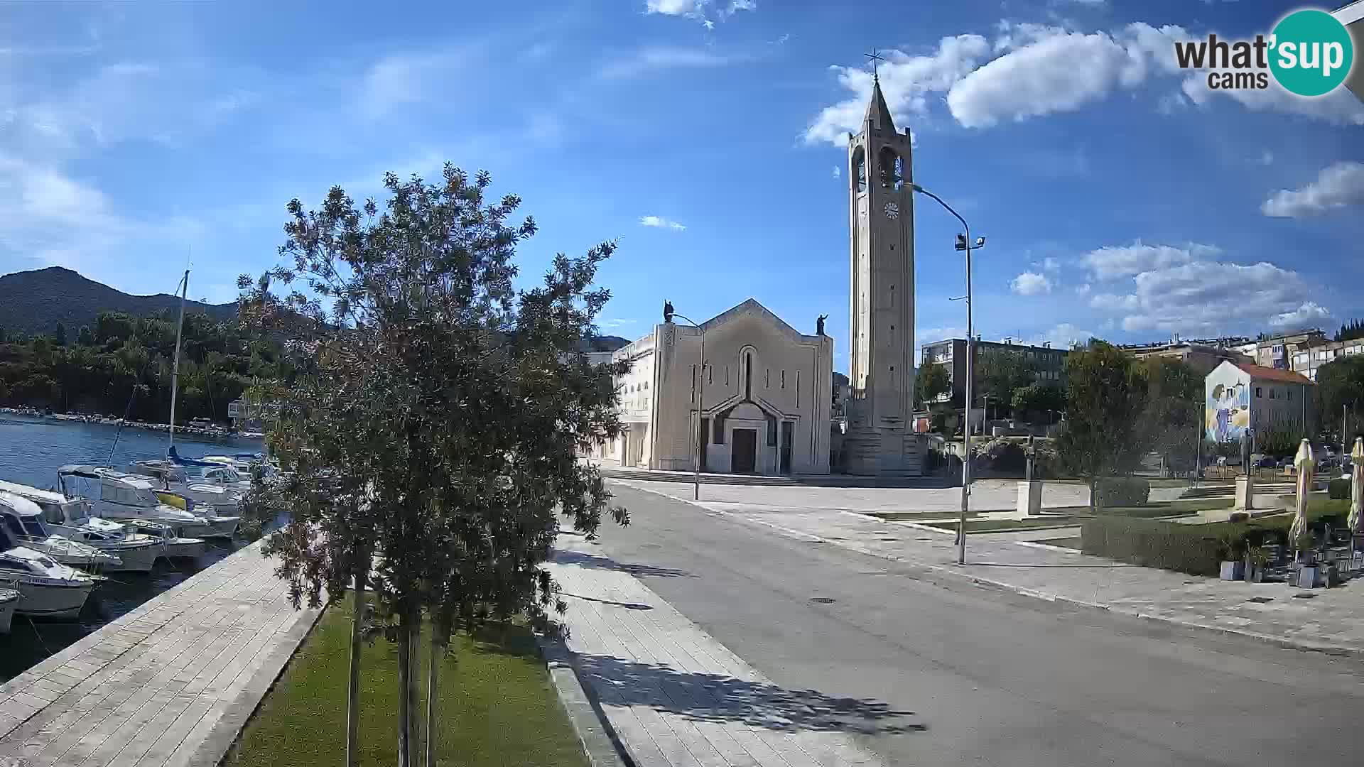 Spletna kamera Ploče | Osupljiv pogled na Rivo in katedralo