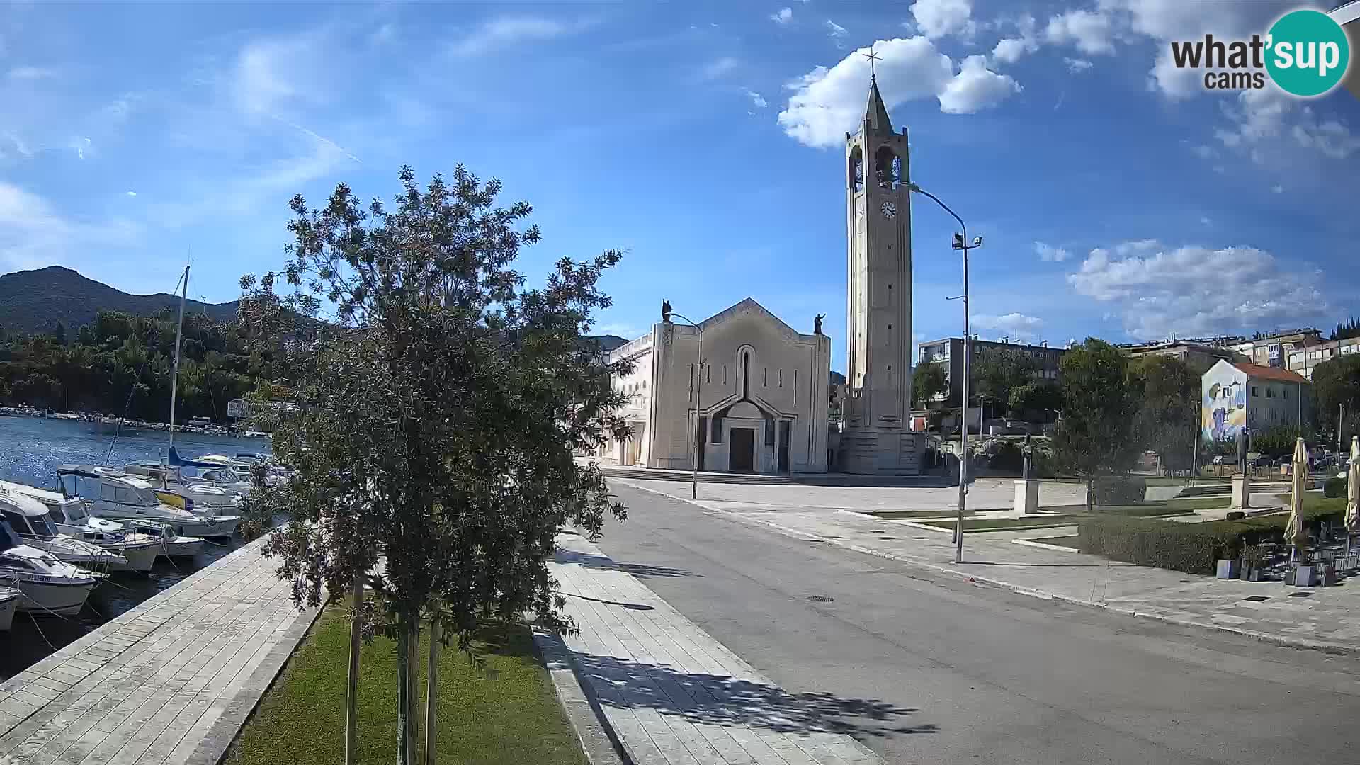 Spletna kamera Ploče | Osupljiv pogled na Rivo in katedralo