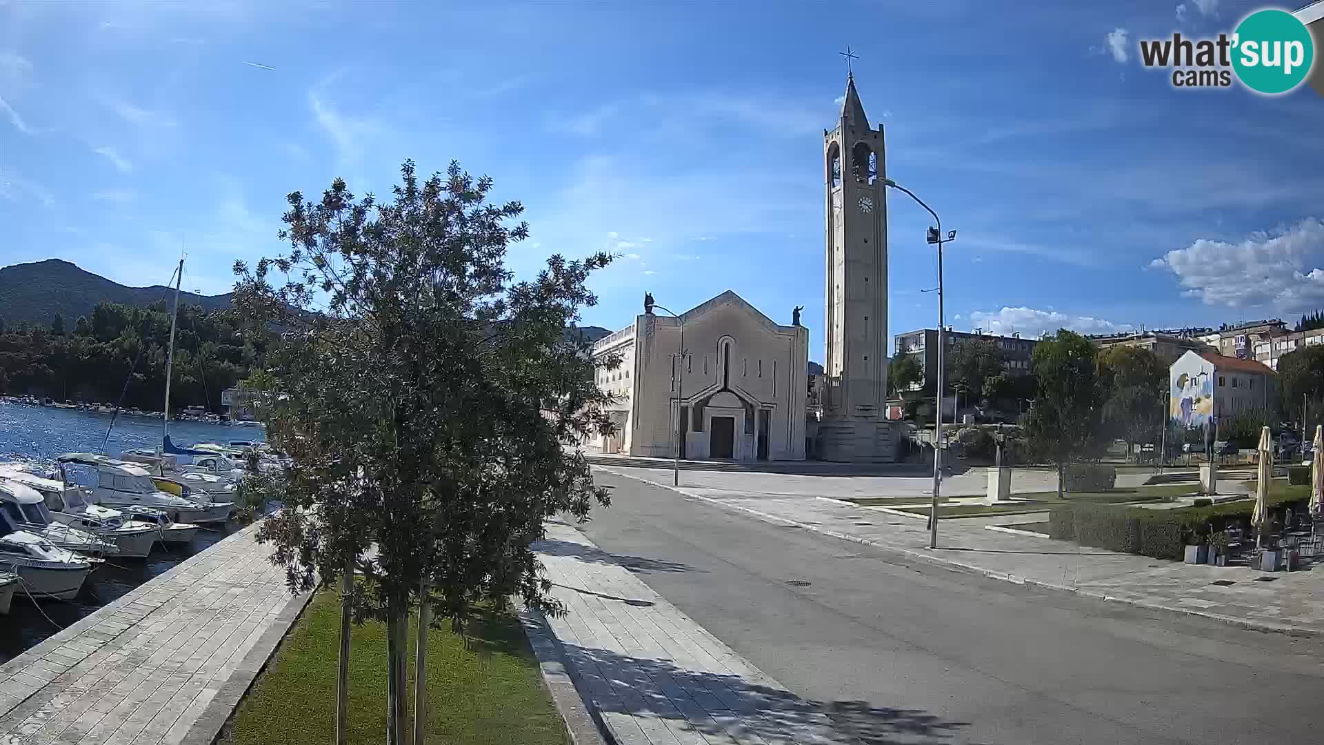 Spletna kamera Ploče | Osupljiv pogled na Rivo in katedralo