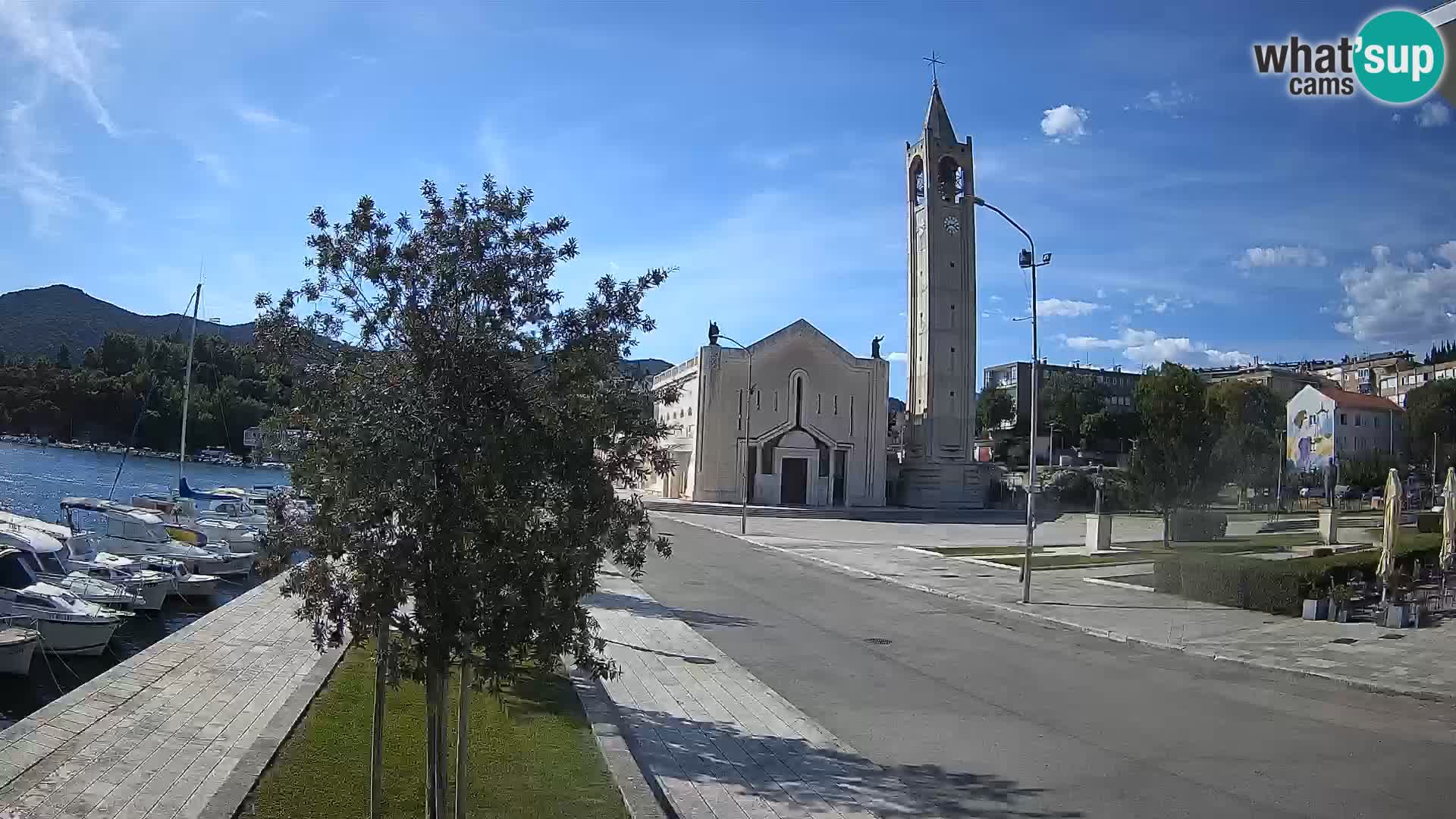 Spletna kamera Ploče | Osupljiv pogled na Rivo in katedralo