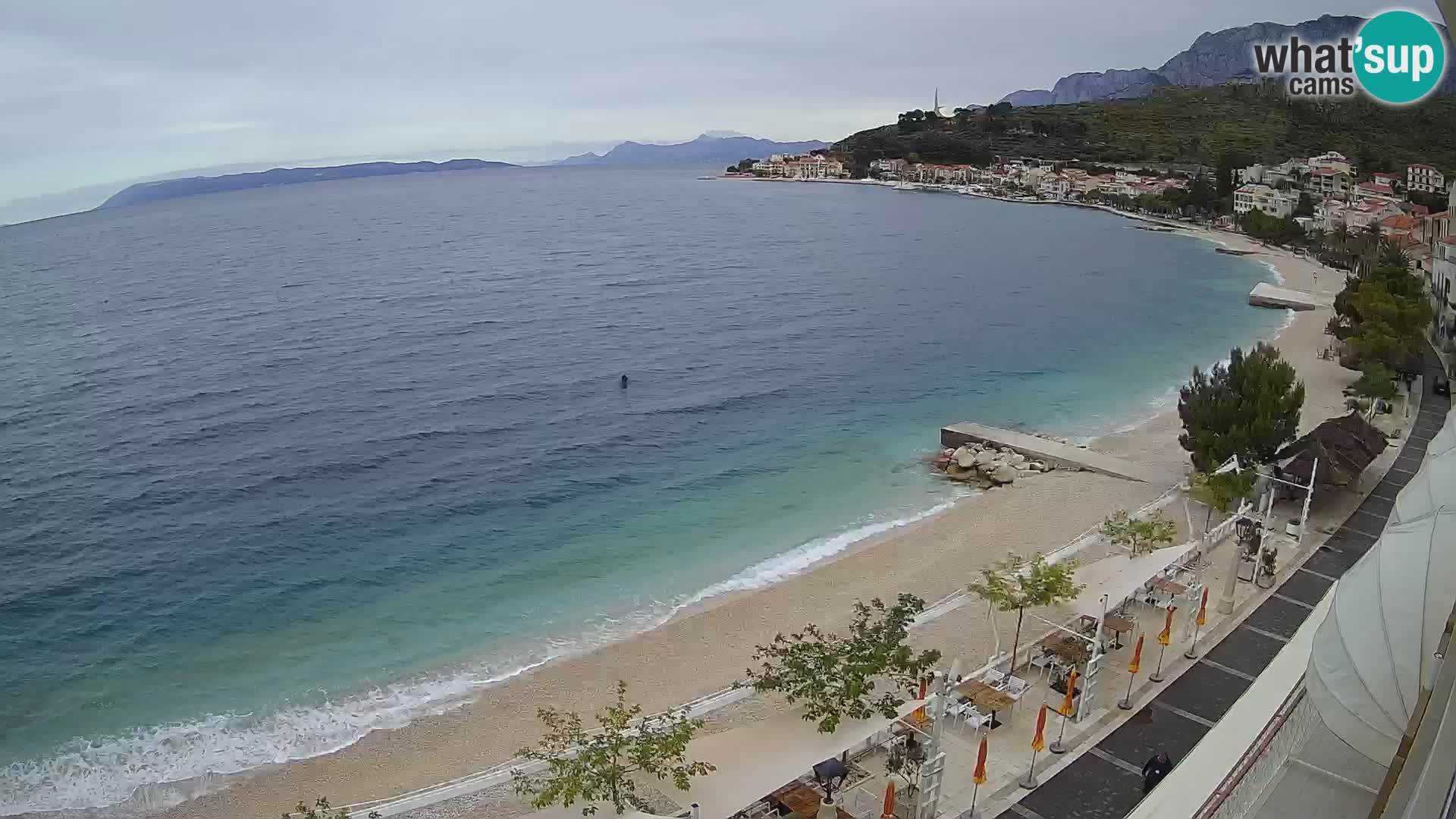 Pogled na plažu Podgori