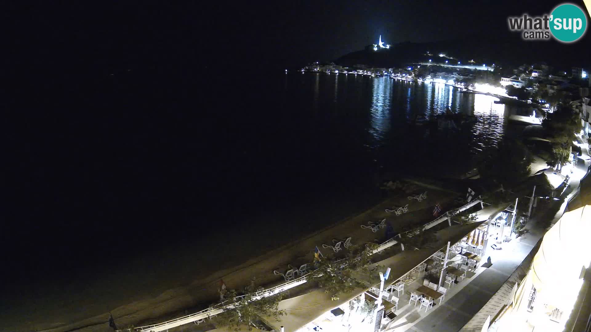 Vista de la playa in Podgora