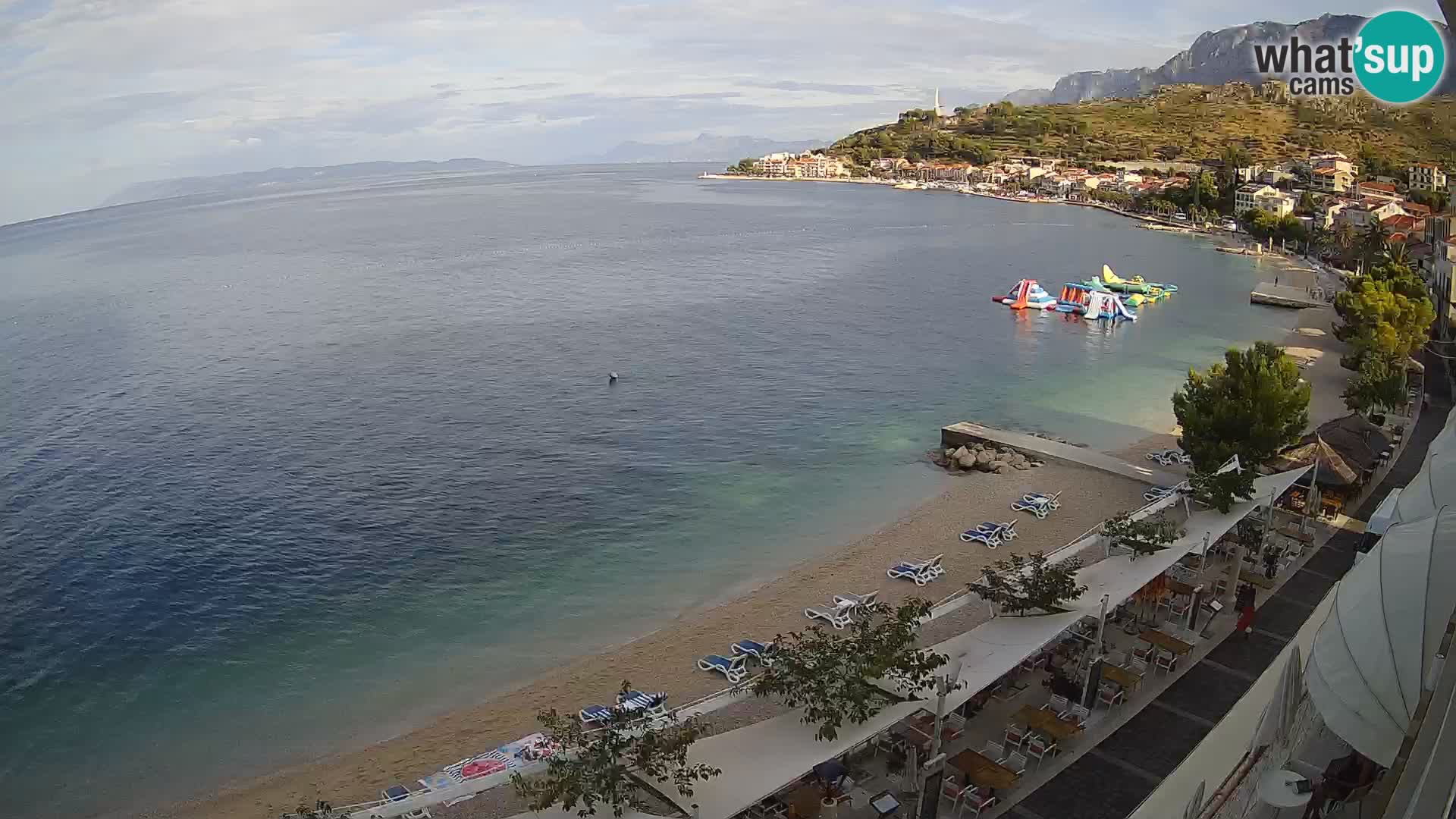 Podgora webcam – panorama beach – Dalmatia – Croatia