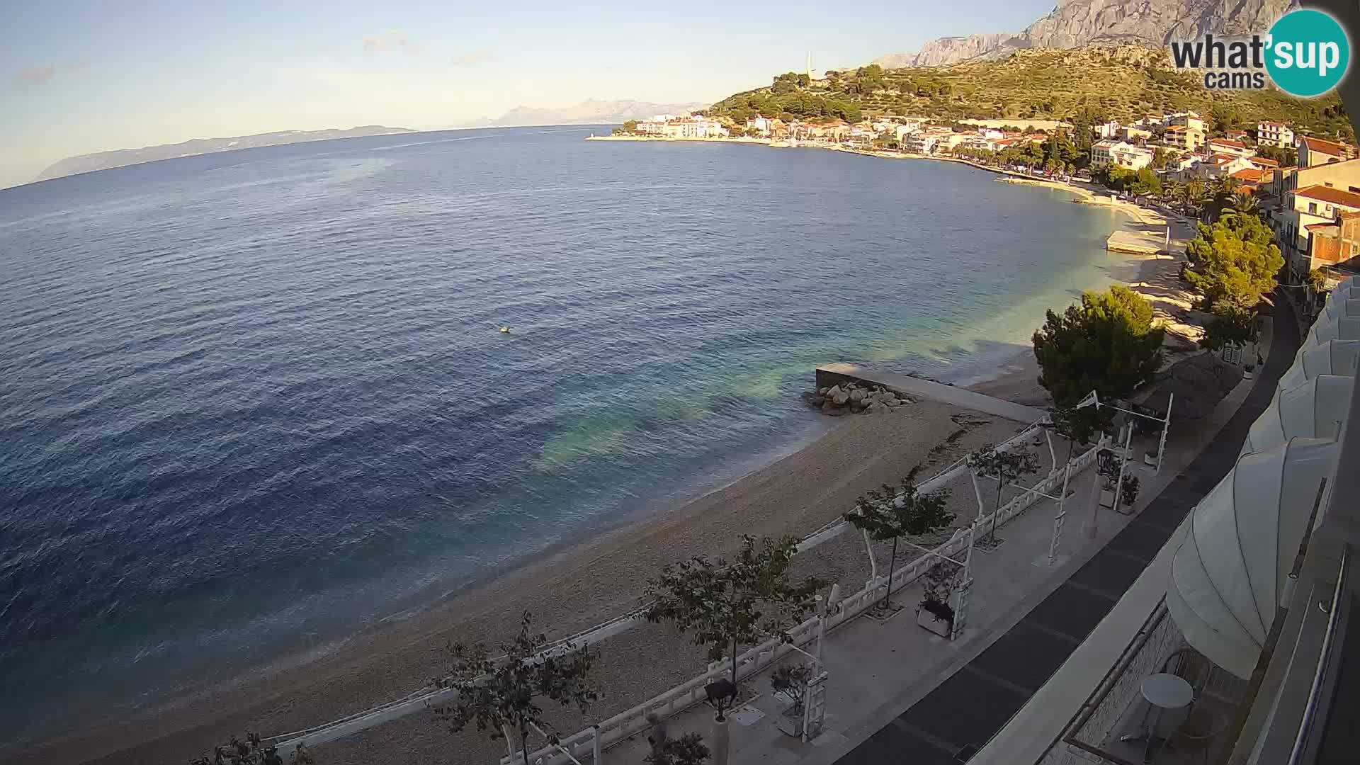 Podgora webcam – panorama beach – Dalmatia – Croatia