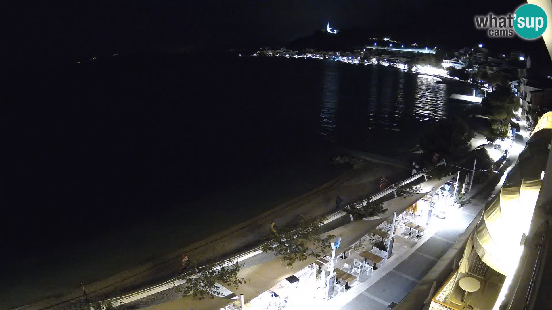 Podgora webcam – panorama beach – Dalmatia – Croatia