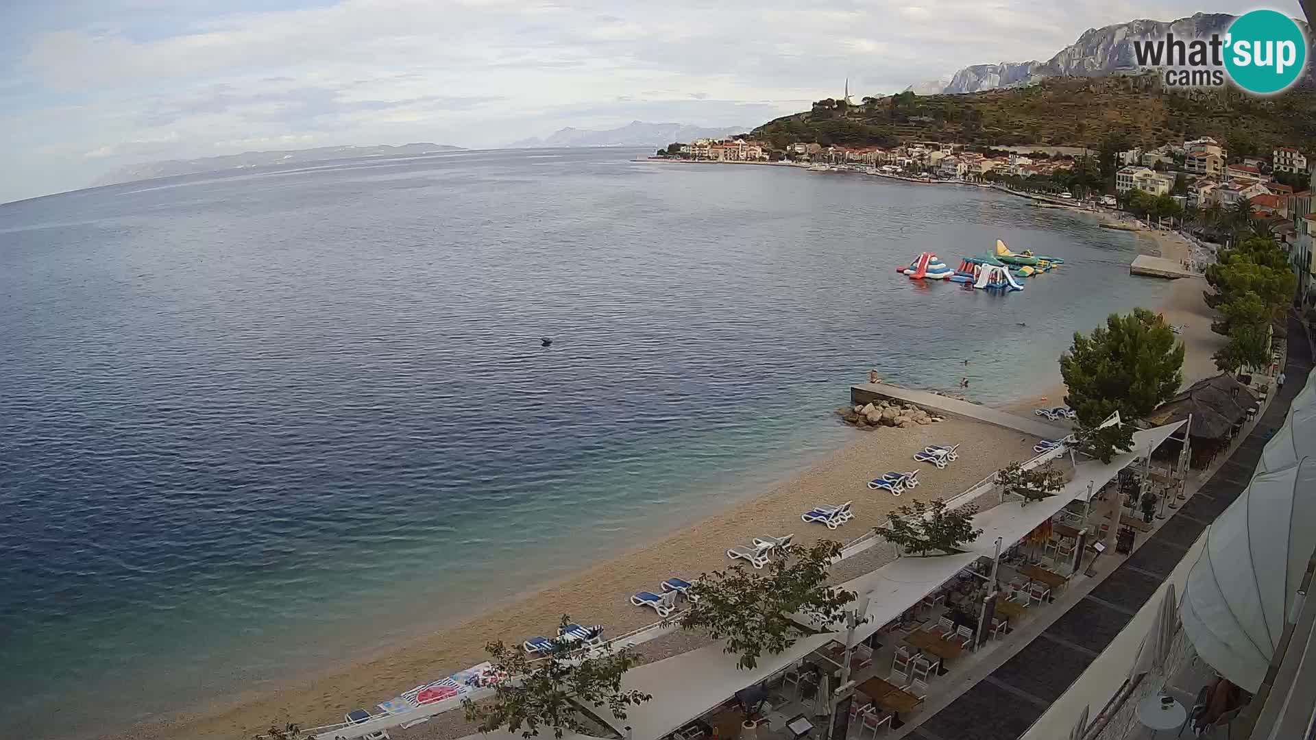 Podgora webcam – panorama beach – Dalmatia – Croatia