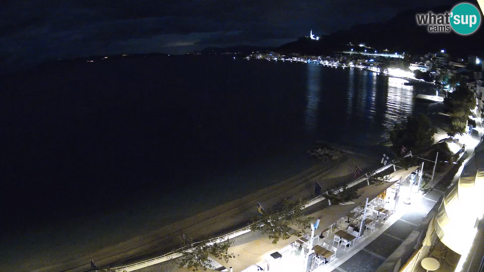 Vista de la playa in Podgora