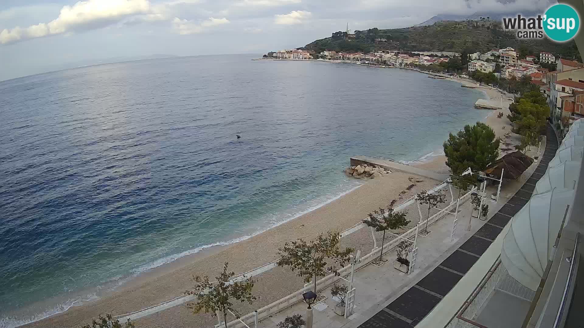 Vista de la playa in Podgora