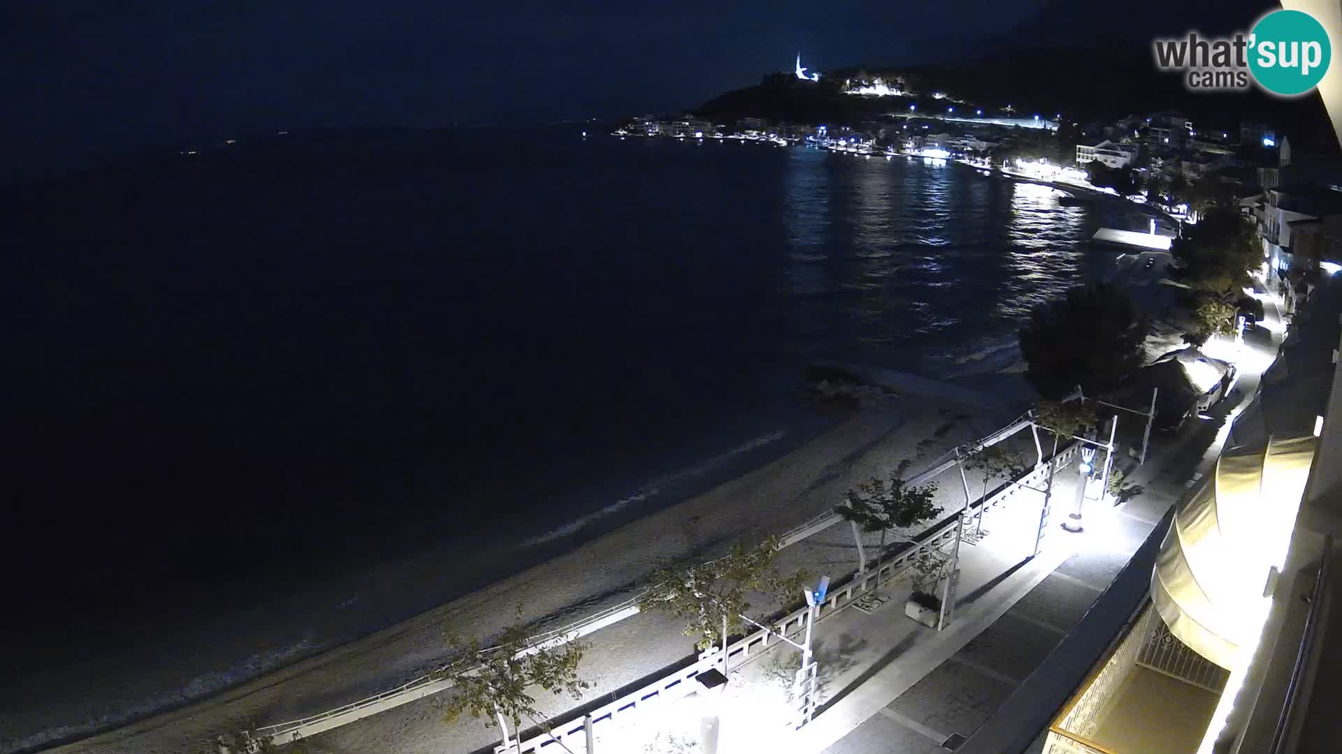 Vista de la playa in Podgora