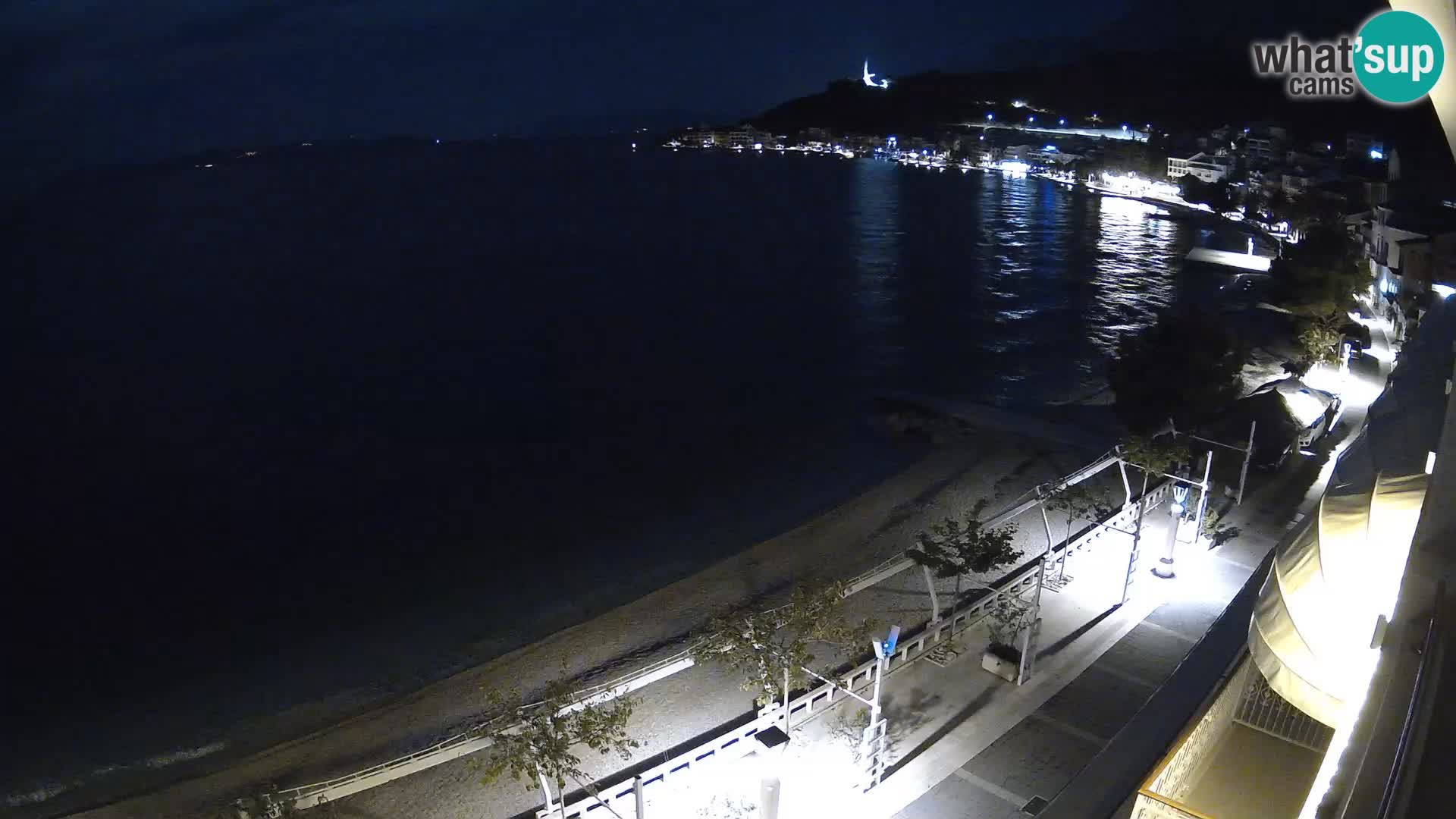 Panorama strand in Podgora