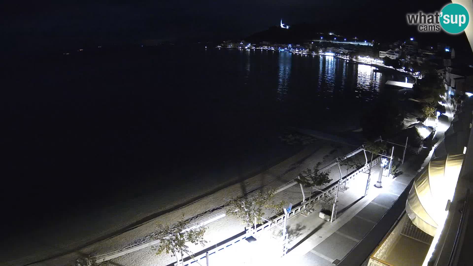 Vista de la playa in Podgora