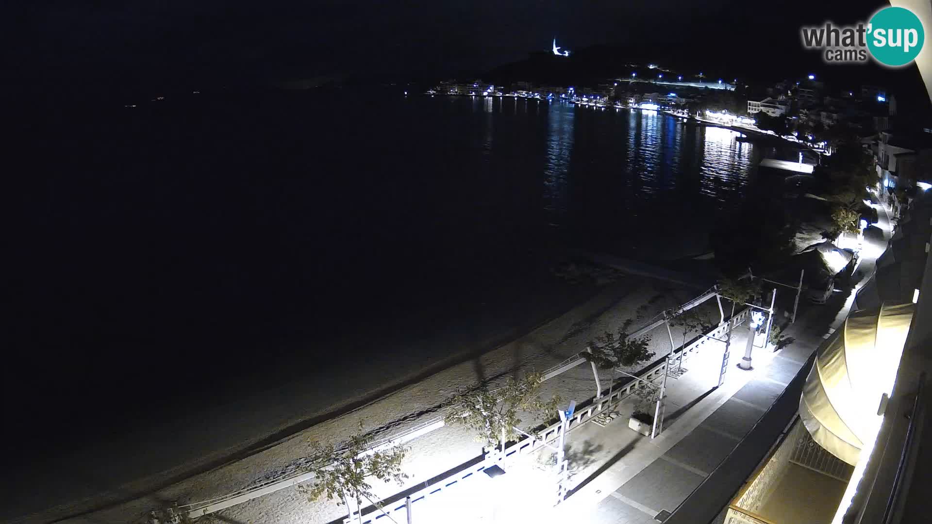 Podgora webcam – panorama beach – Dalmatia – Croatia