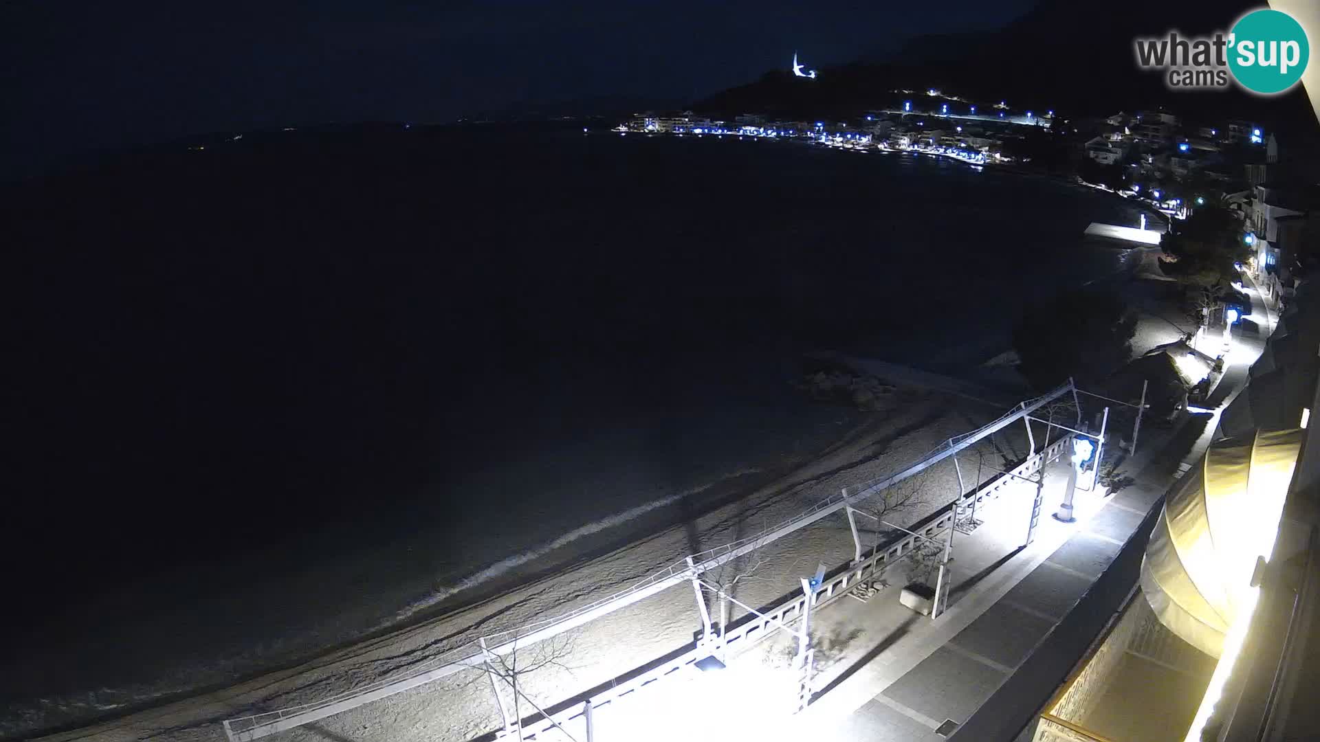 Podgora webcam – panorama beach – Dalmatia – Croatia