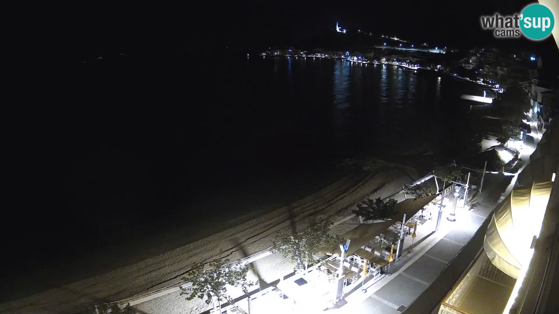 Podgora webcam – panorama beach – Dalmatia – Croatia