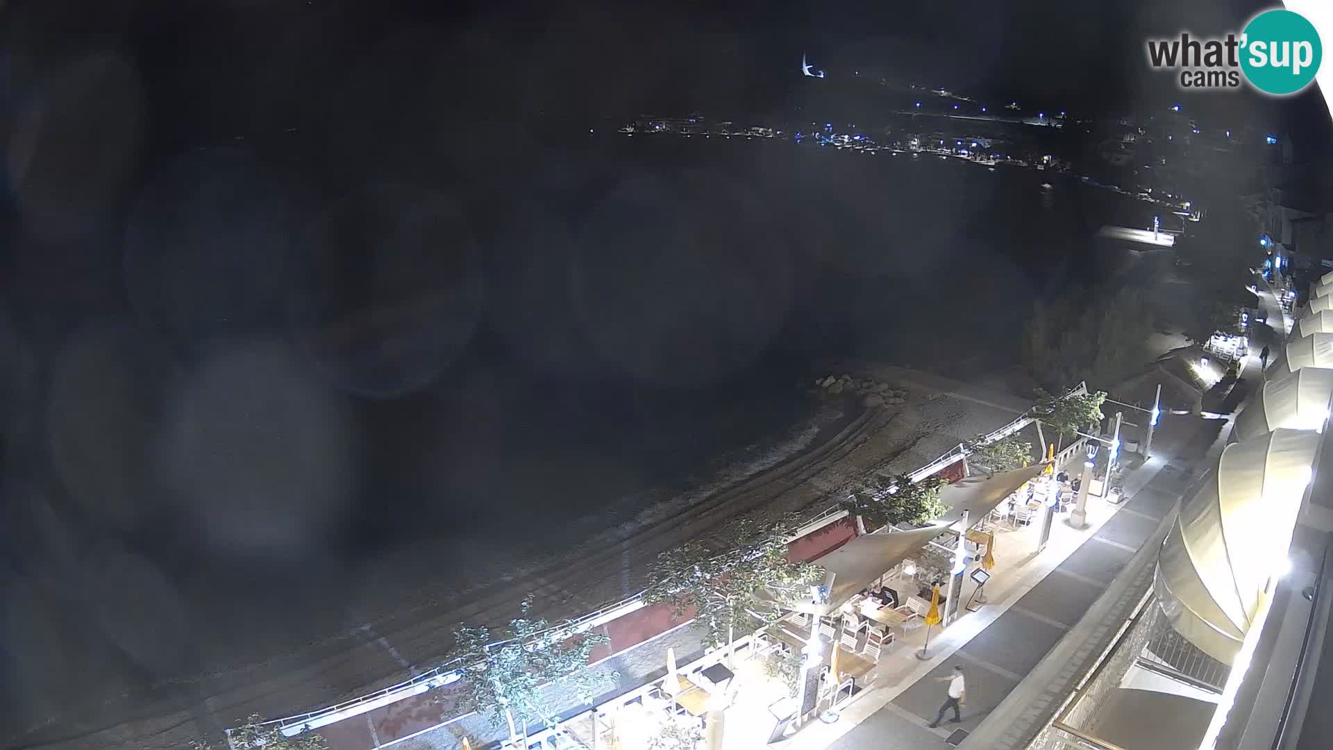 Podgora webcam – panorama beach – Dalmatia – Croatia