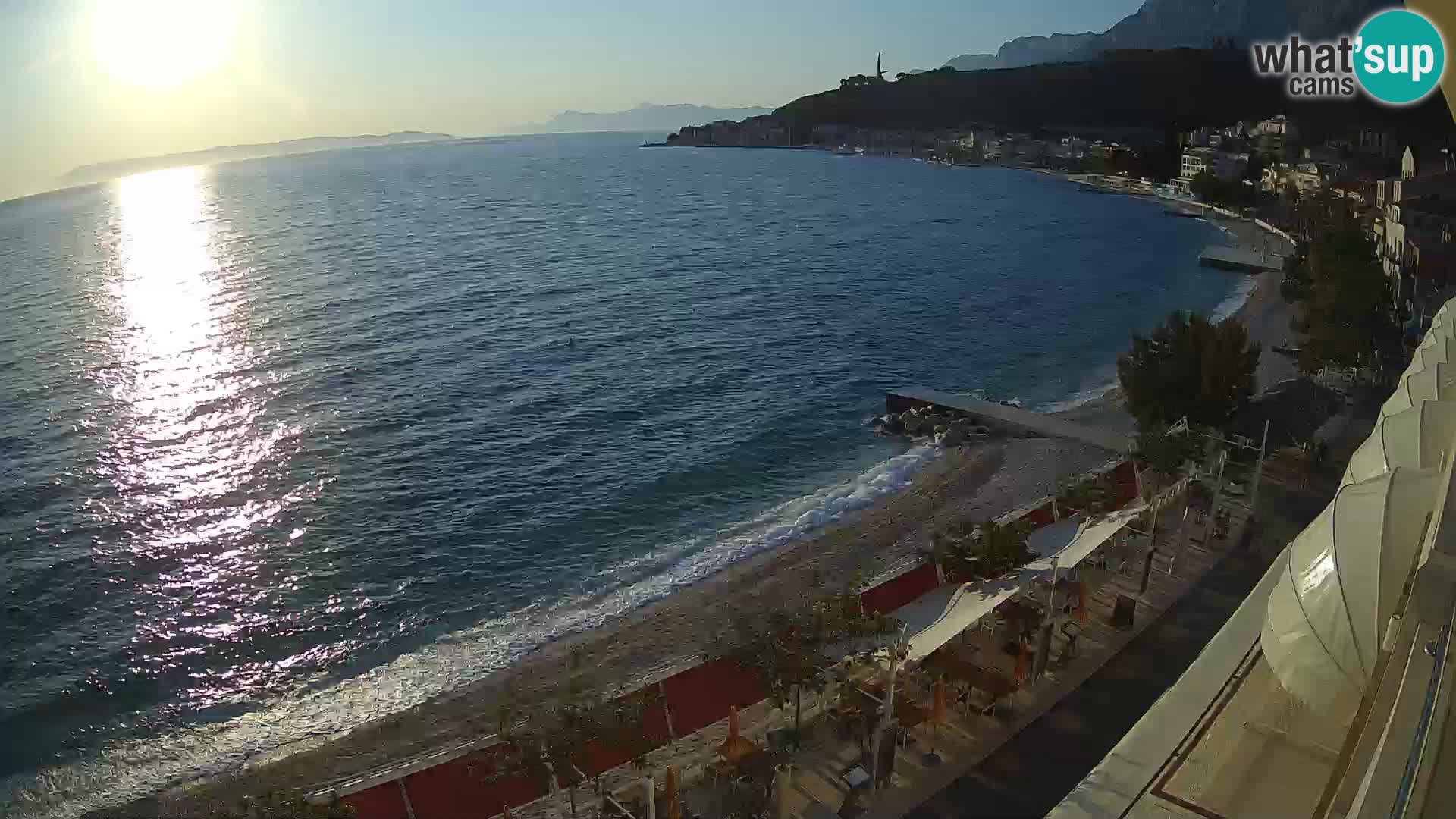 Pogled na plažu Podgori