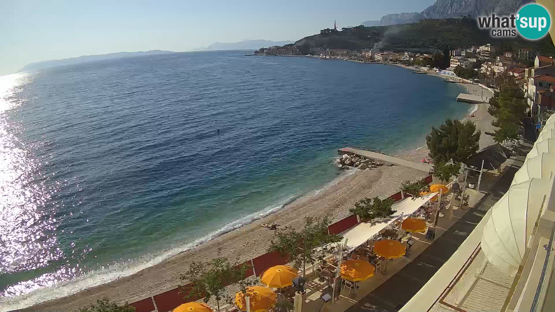 Pogled na plažu Podgori