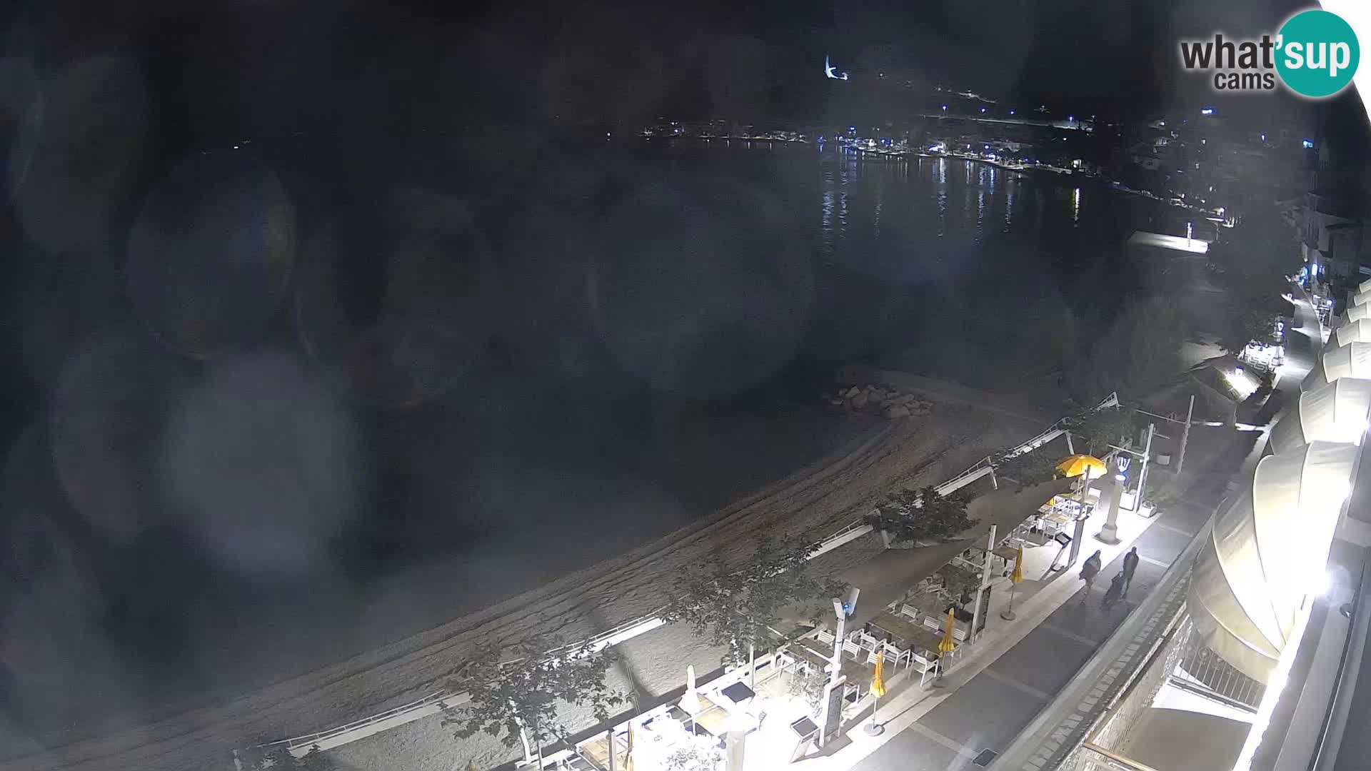 Podgora webcam – panorama beach – Dalmatia – Croatia